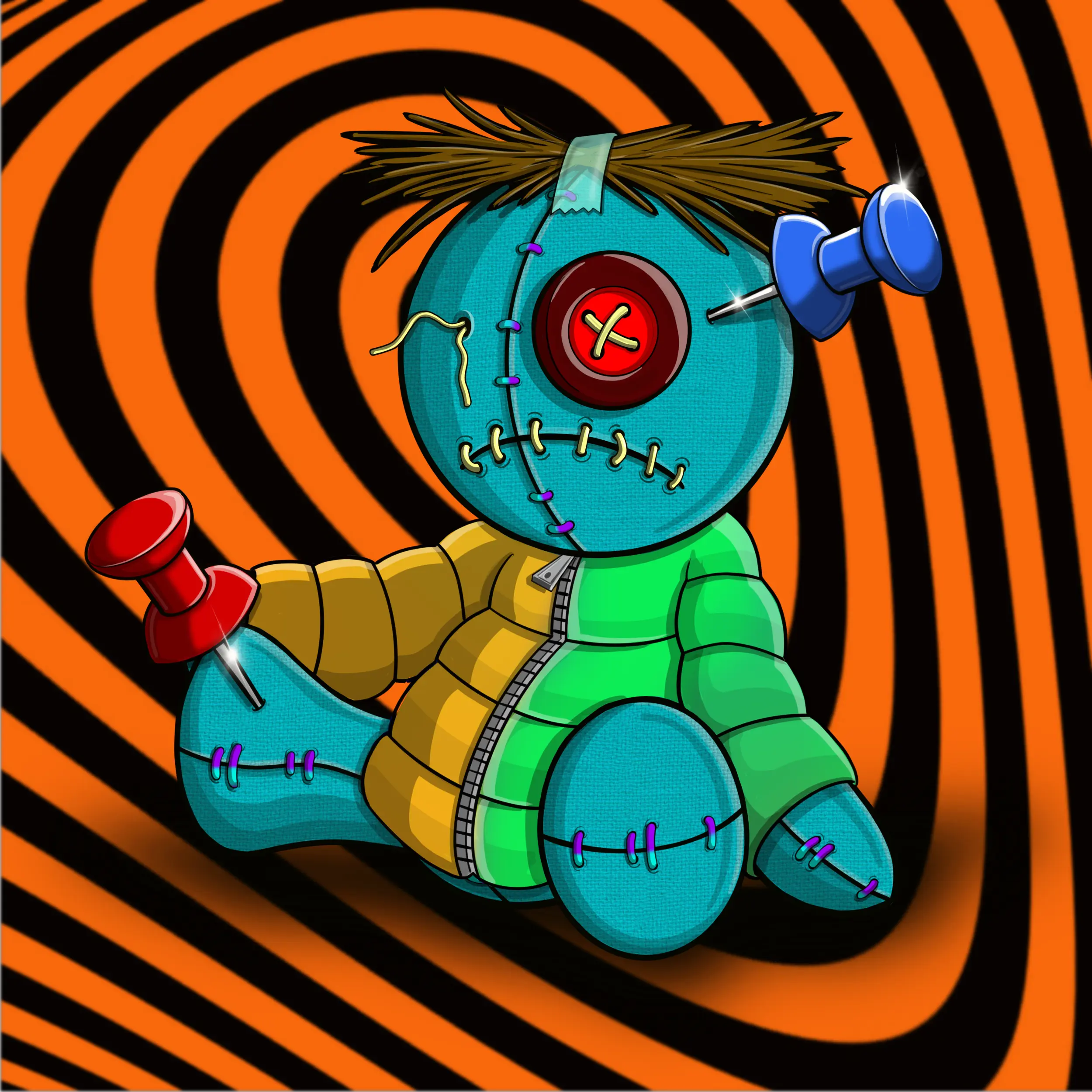 Trippy Stitch #1147 NFT on Algorand