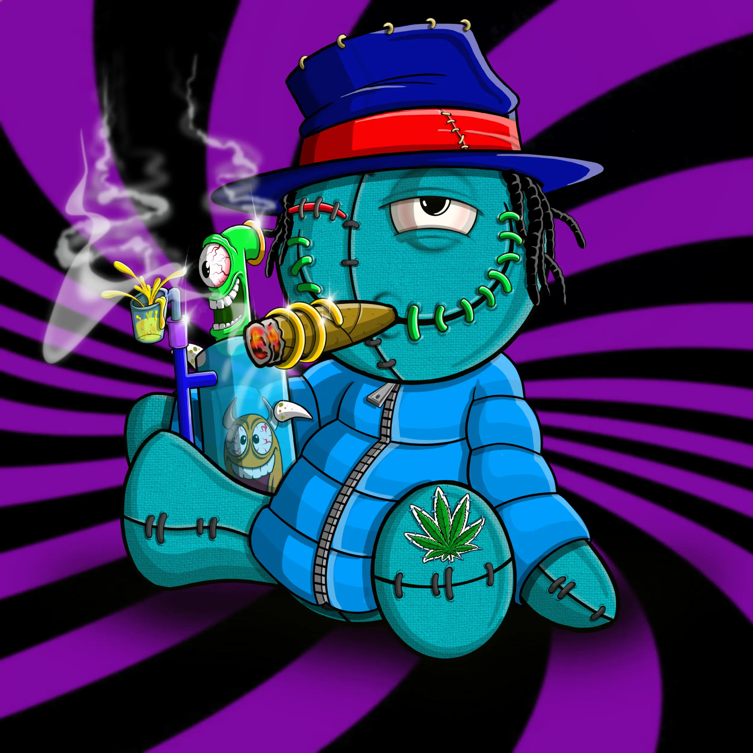 Trippy Stitch #718 NFT on Algorand