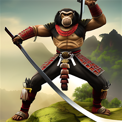Samurai Ape #28