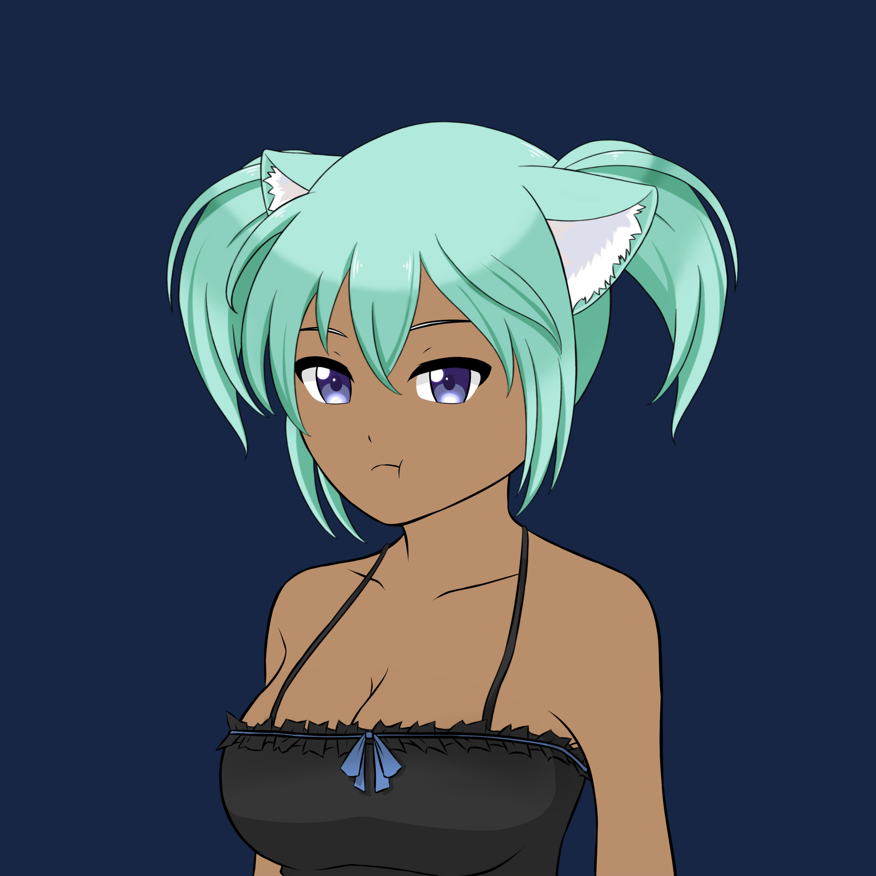 Catgirl Crew #100 NFT on Algorand