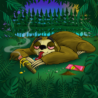 slumped sloth