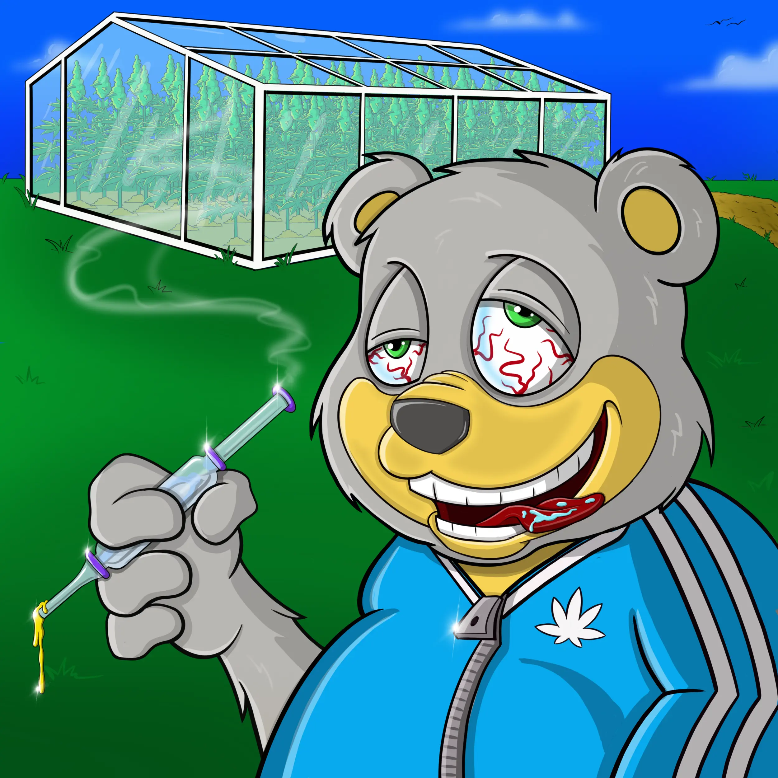 Burnin Bears #1527 NFT on Algorand