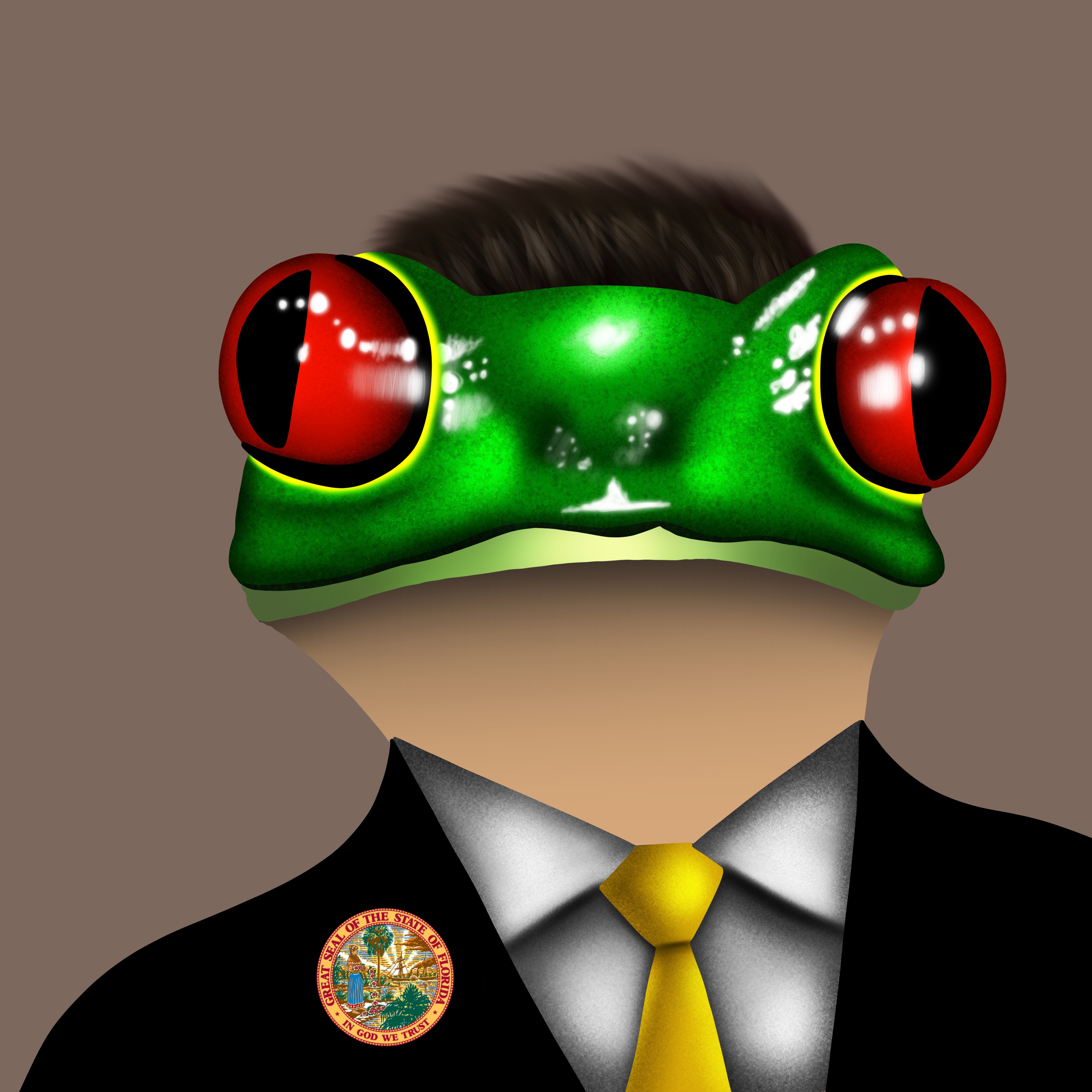 FroggyPersonality Ron DeSantis NFT on Algorand