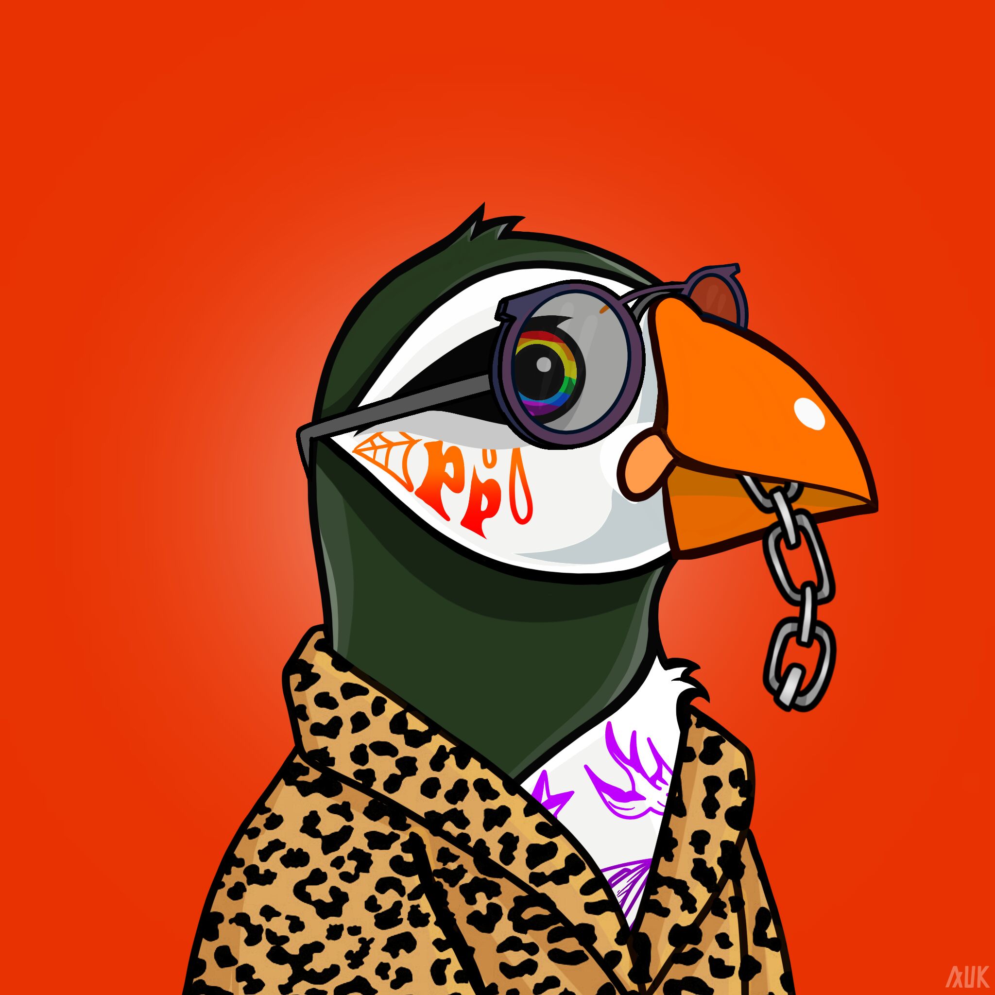 Poppin Puffins #1032 NFT on Algorand