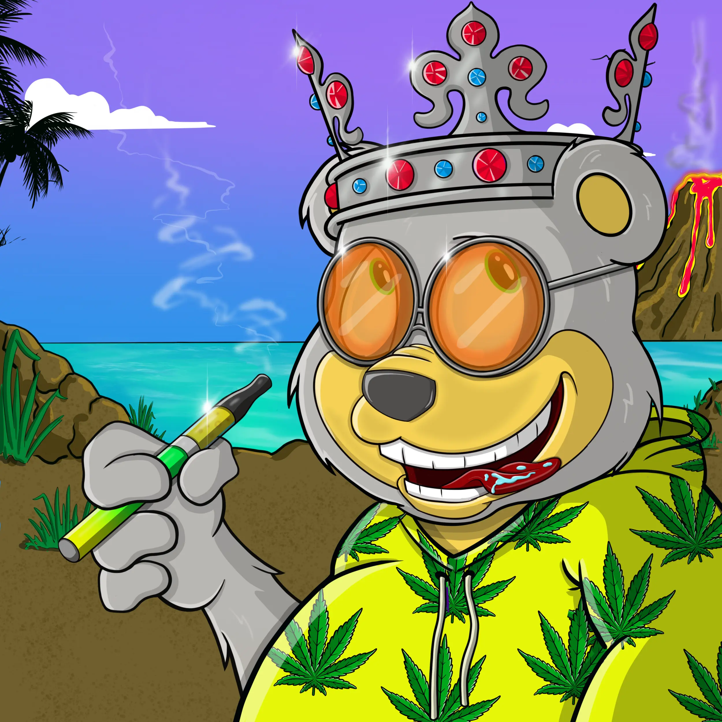 Burnin Bears #1169 NFT on Algorand