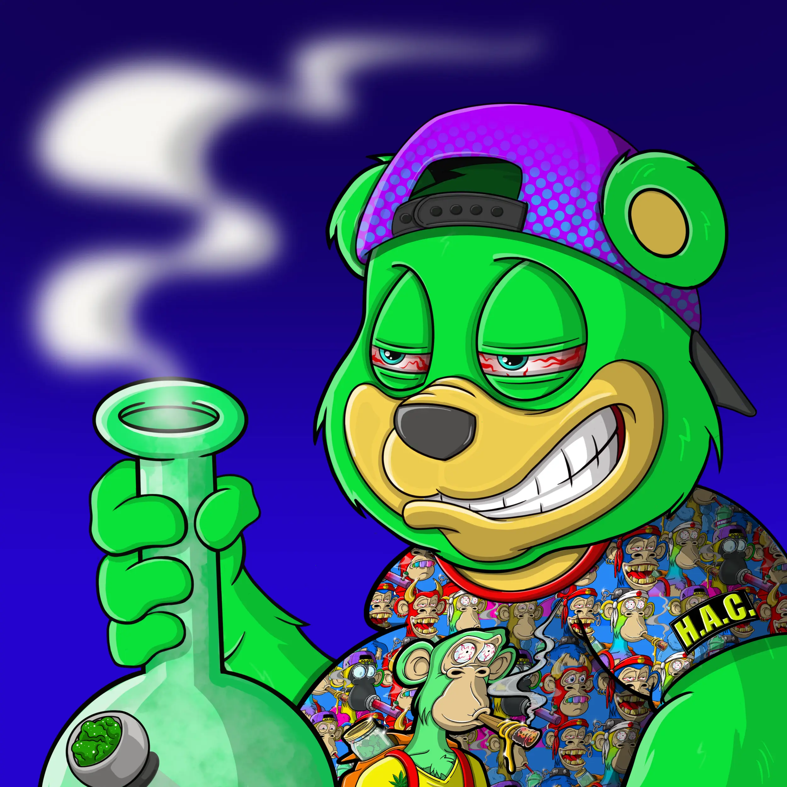 Burnin Bears #1081 NFT on Algorand