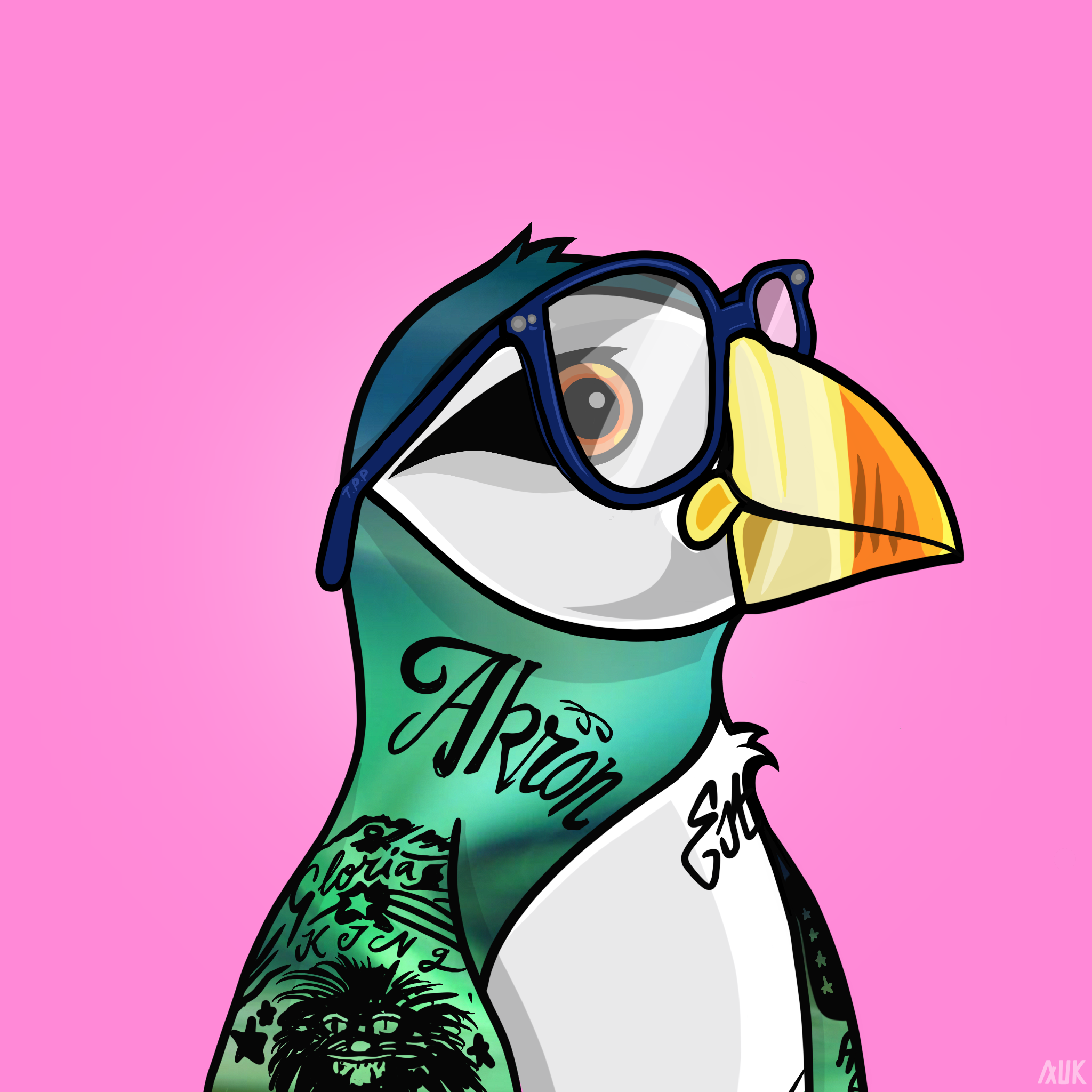 Poppin Puffins #790 NFT on Algorand
