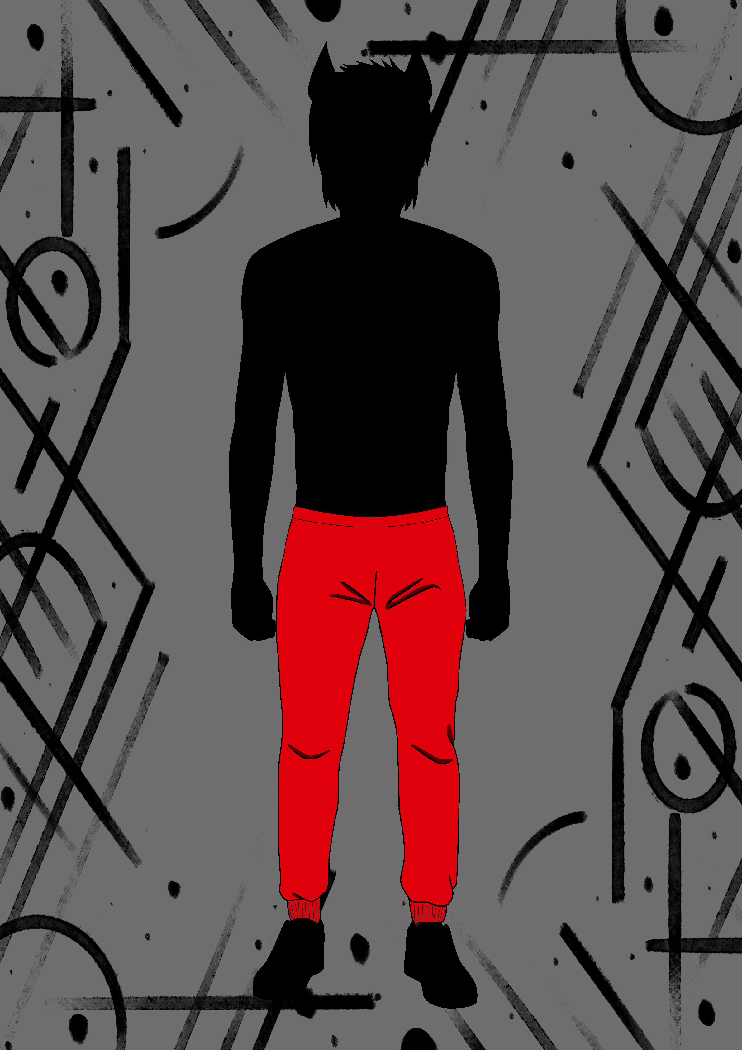 solid red pants NFT on Algorand