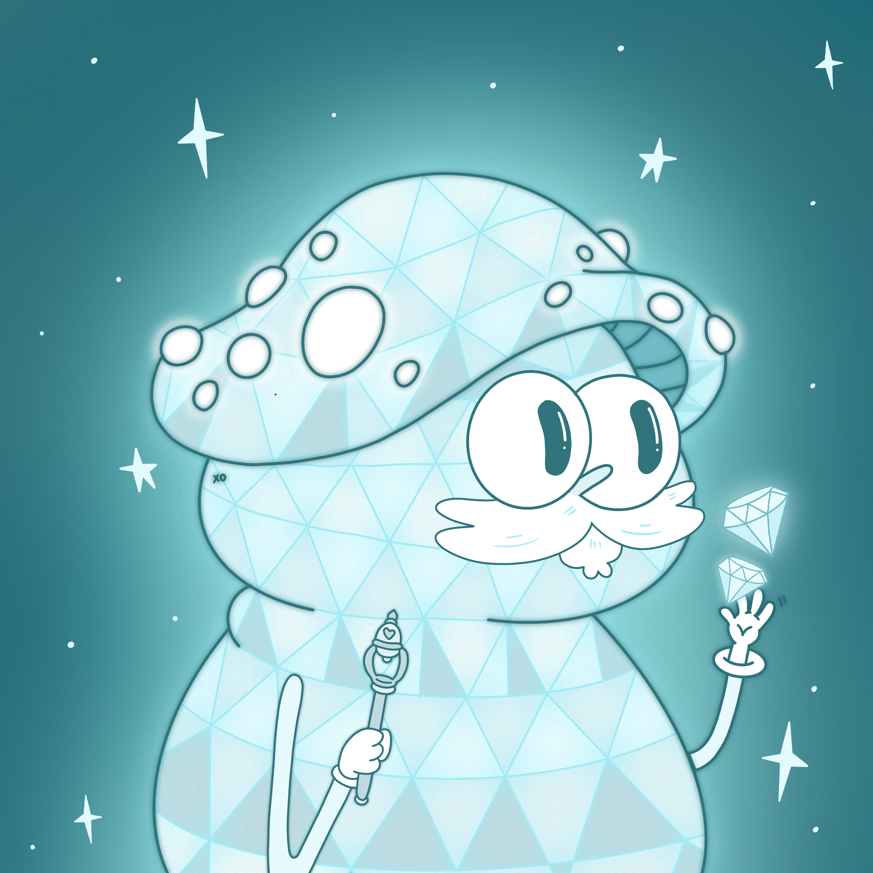 Diamond Shroomy NFT on Algorand