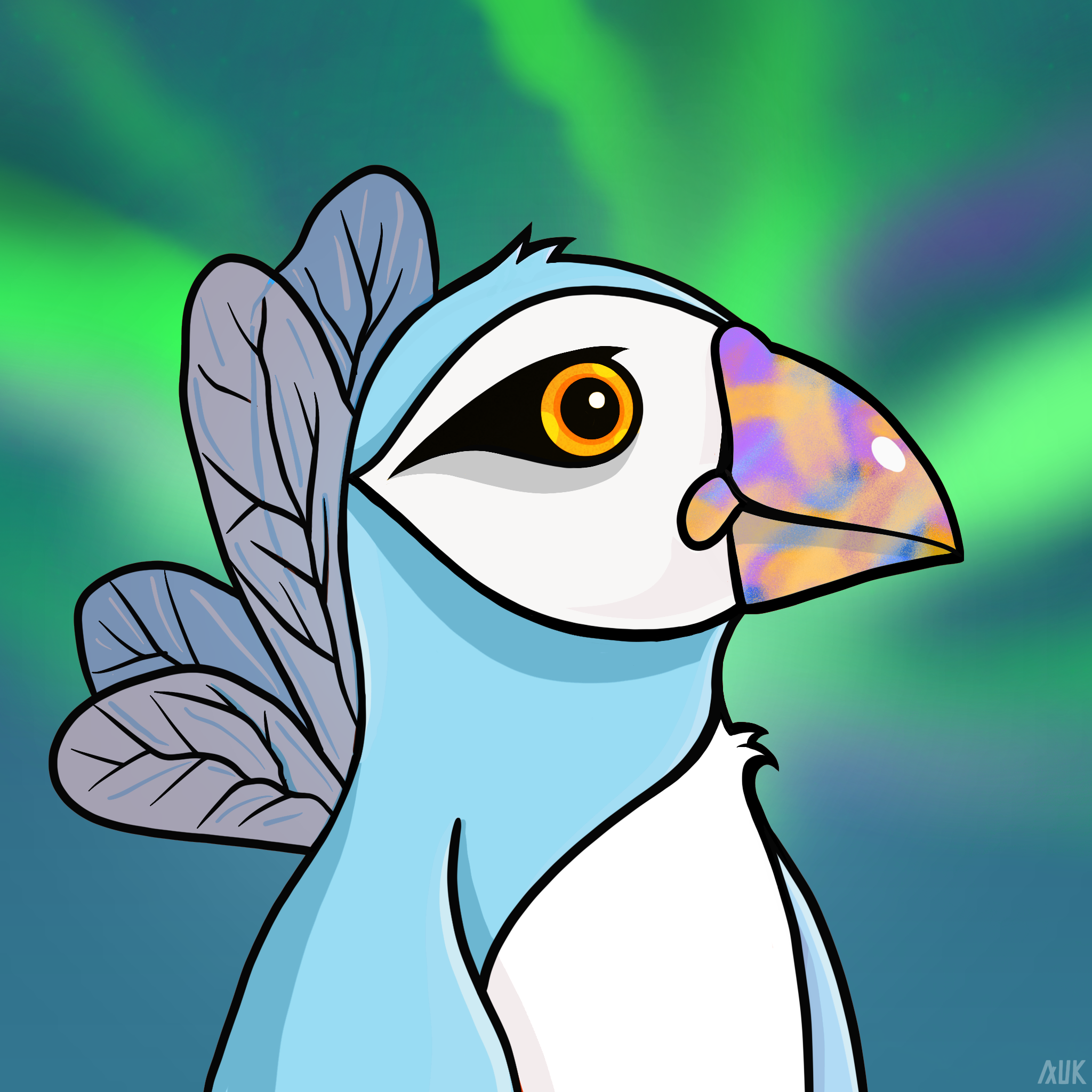Poppin Puffins #7847 NFT on Algorand