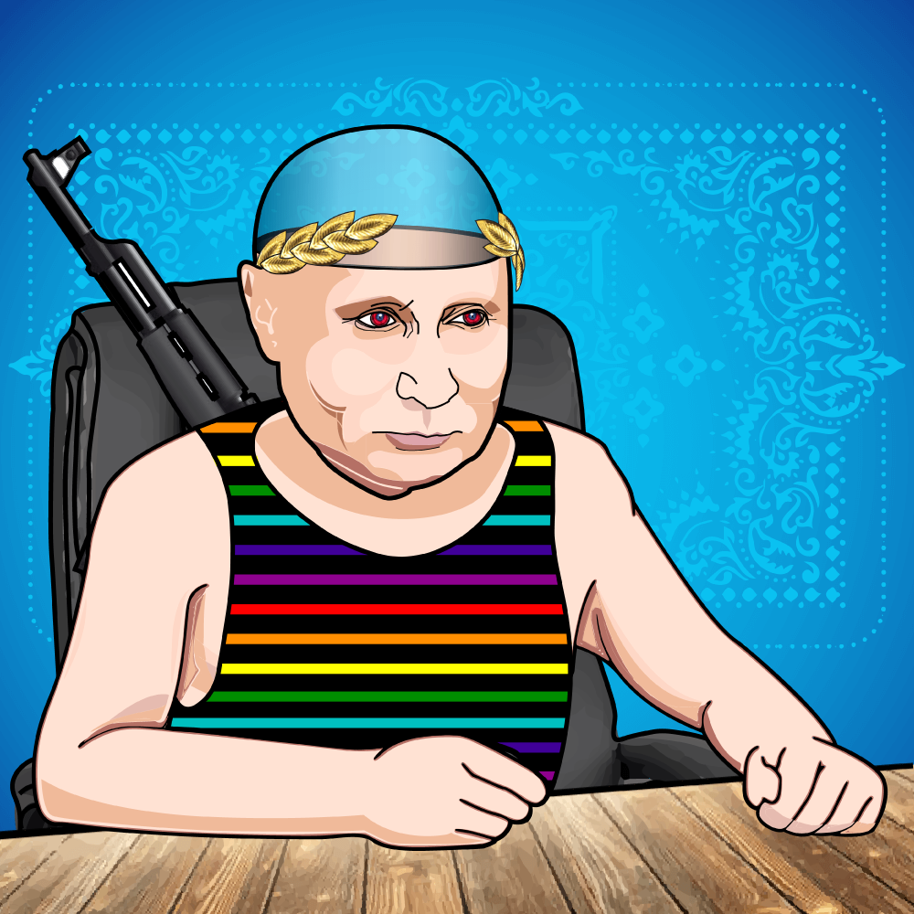 Dead Putin Society #412 NFT on Algorand