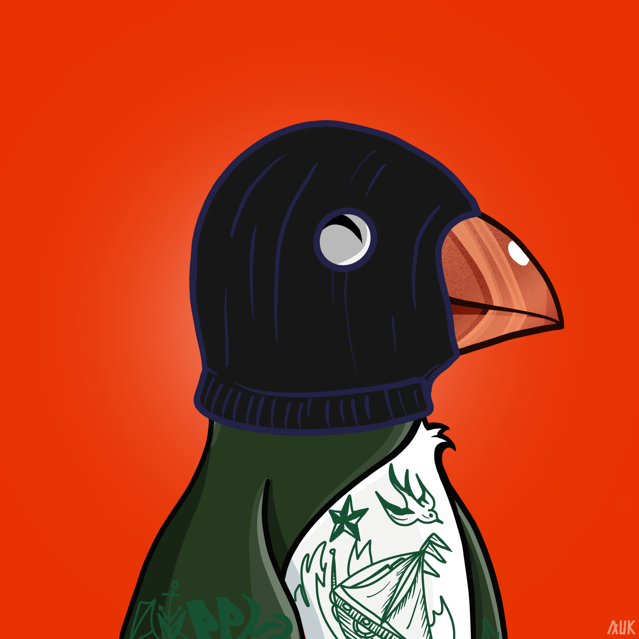 Poppin Puffins #8740 NFT on Algorand