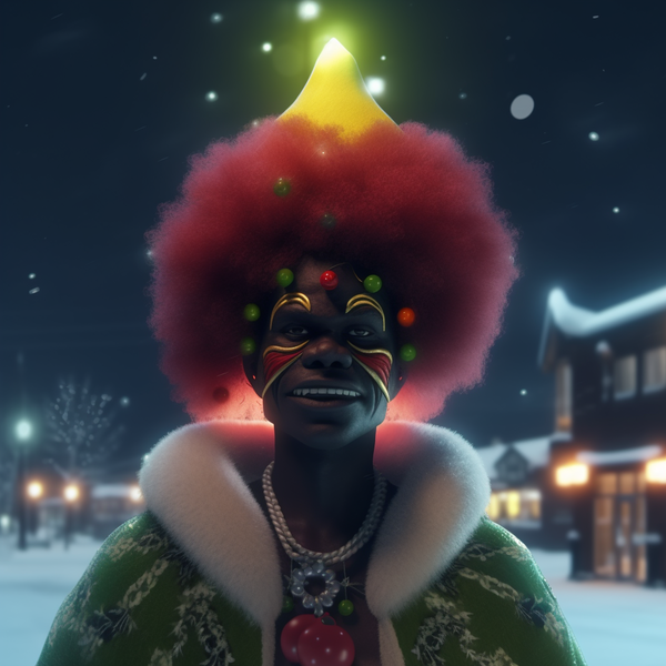 An image of Afro Grinchy