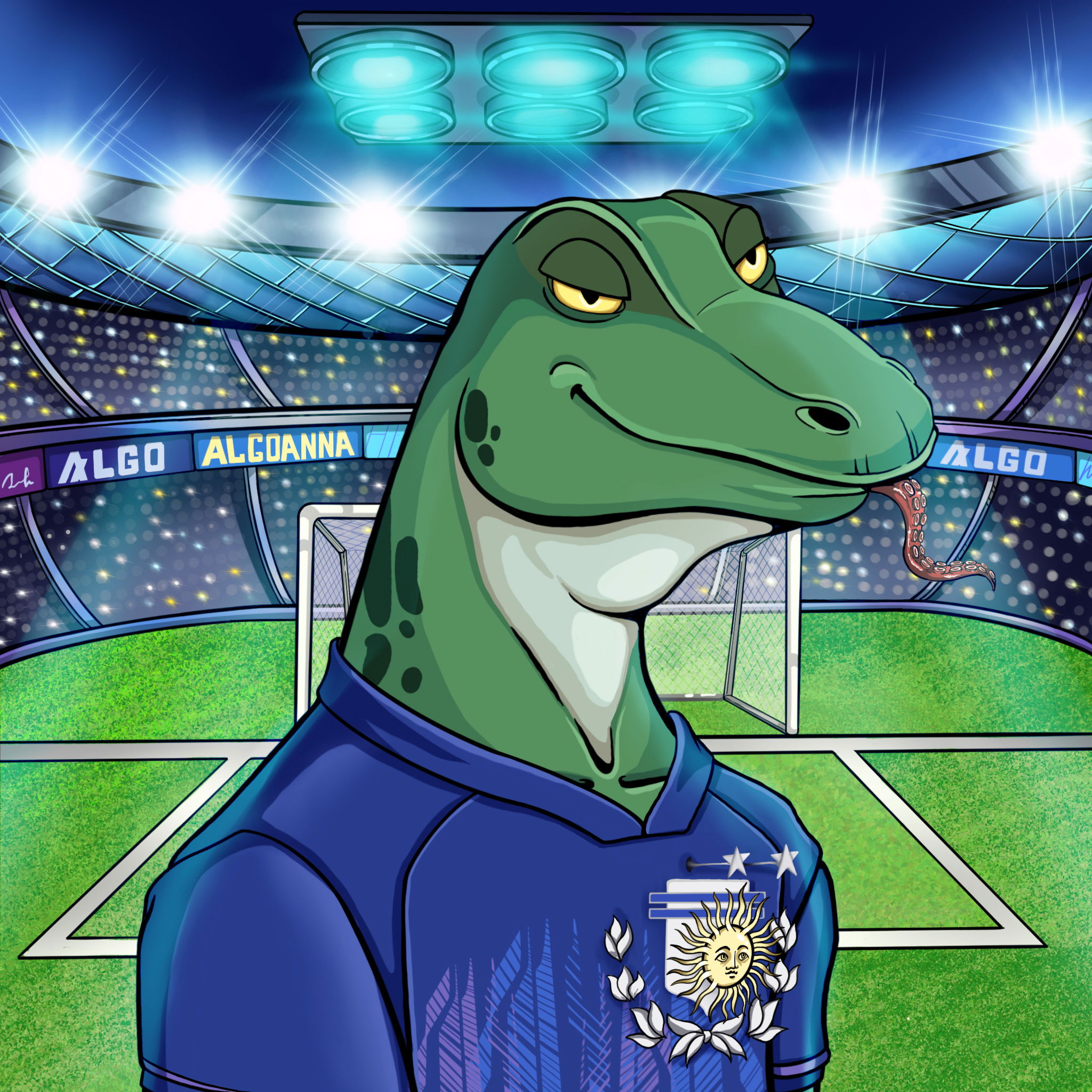 World Cup Goanna 0008 NFT on Algorand