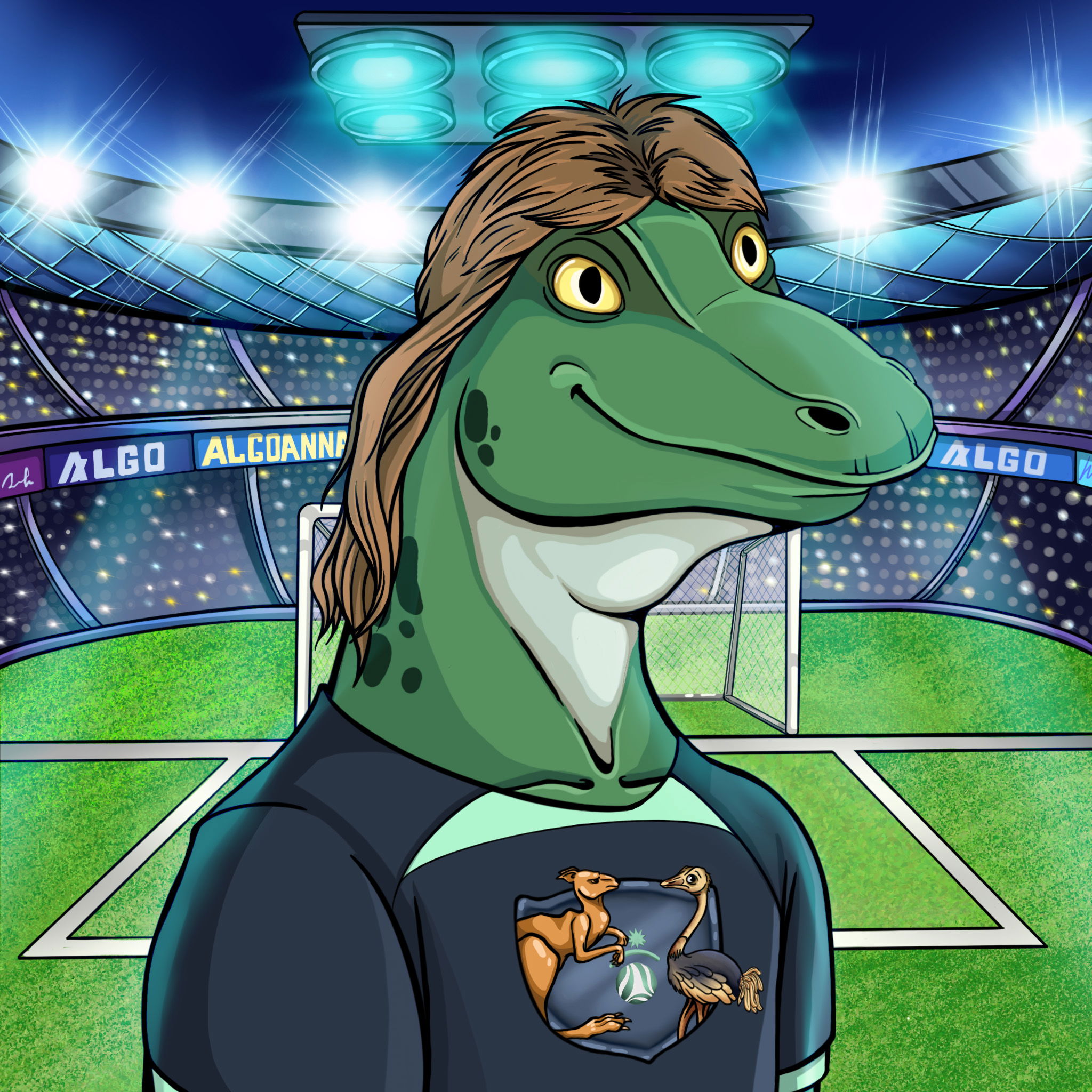 World Cup Goanna 0061 NFT on Algorand