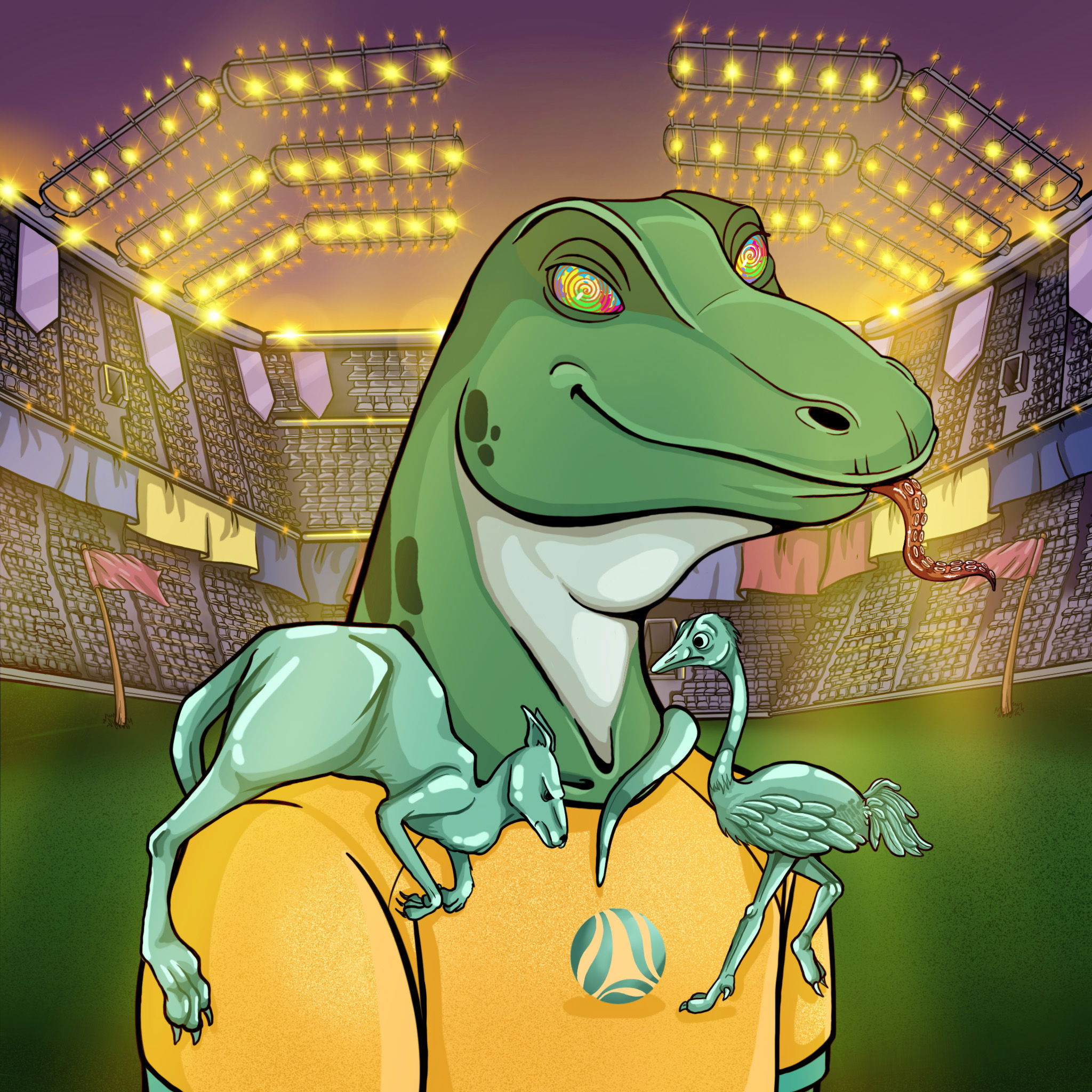 World Cup Goanna 0079 NFT on Algorand