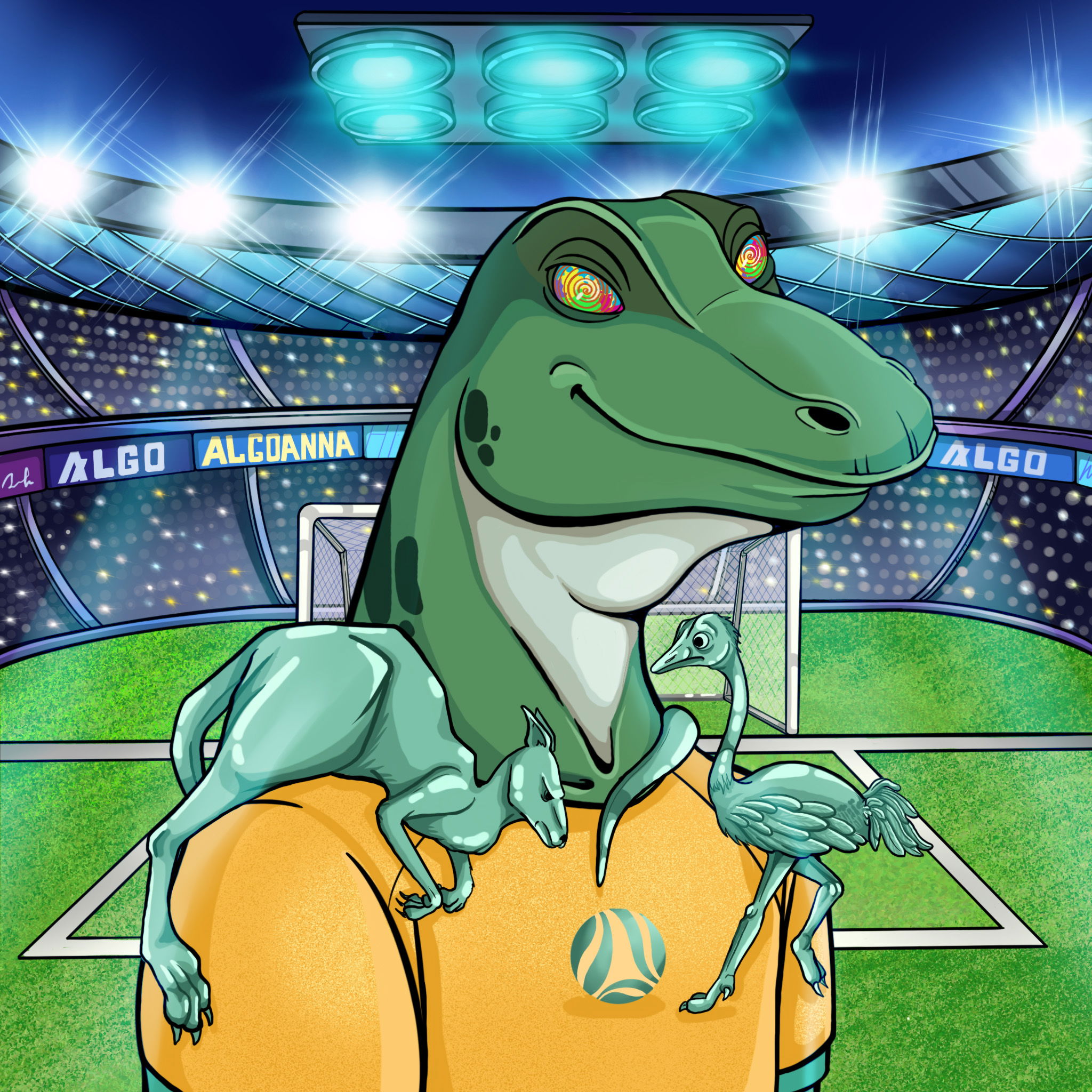 World Cup Goanna 0090 NFT on Algorand