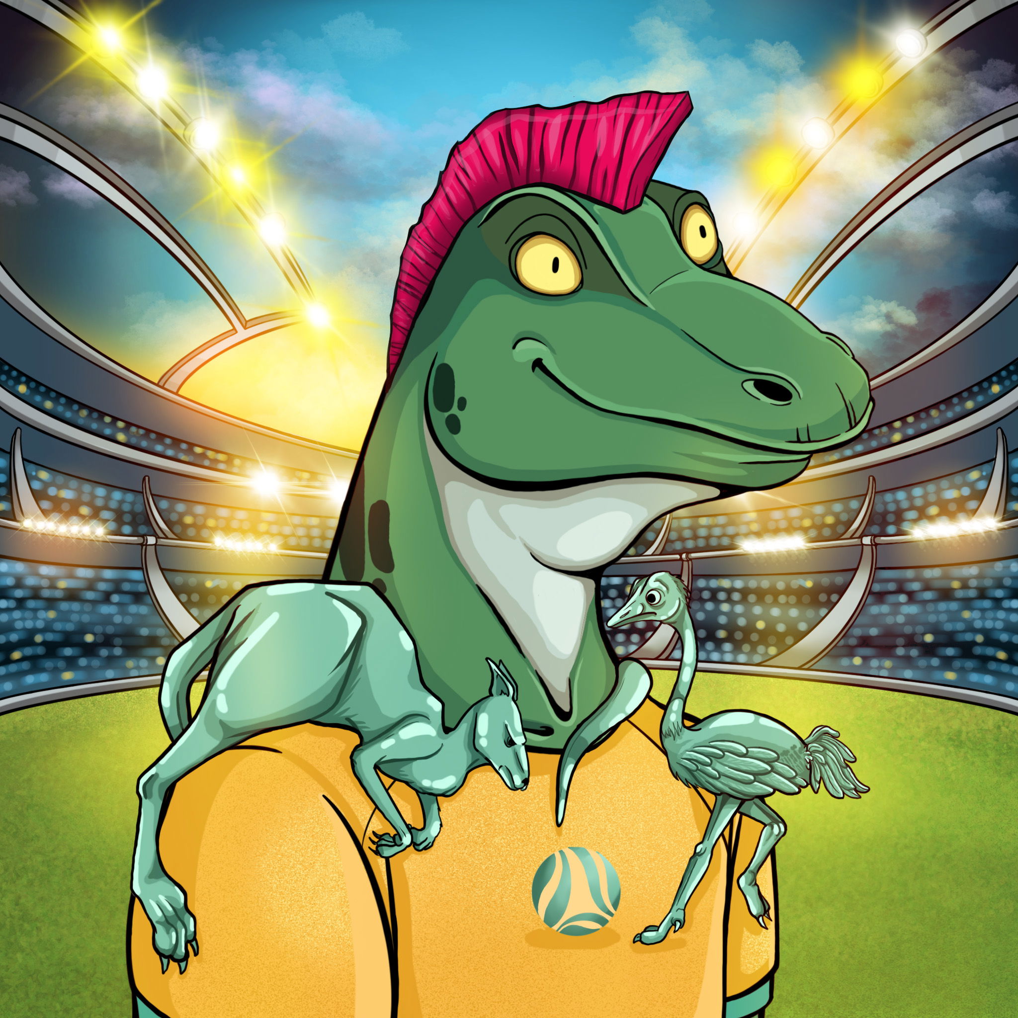 World Cup Goanna 0100 NFT on Algorand