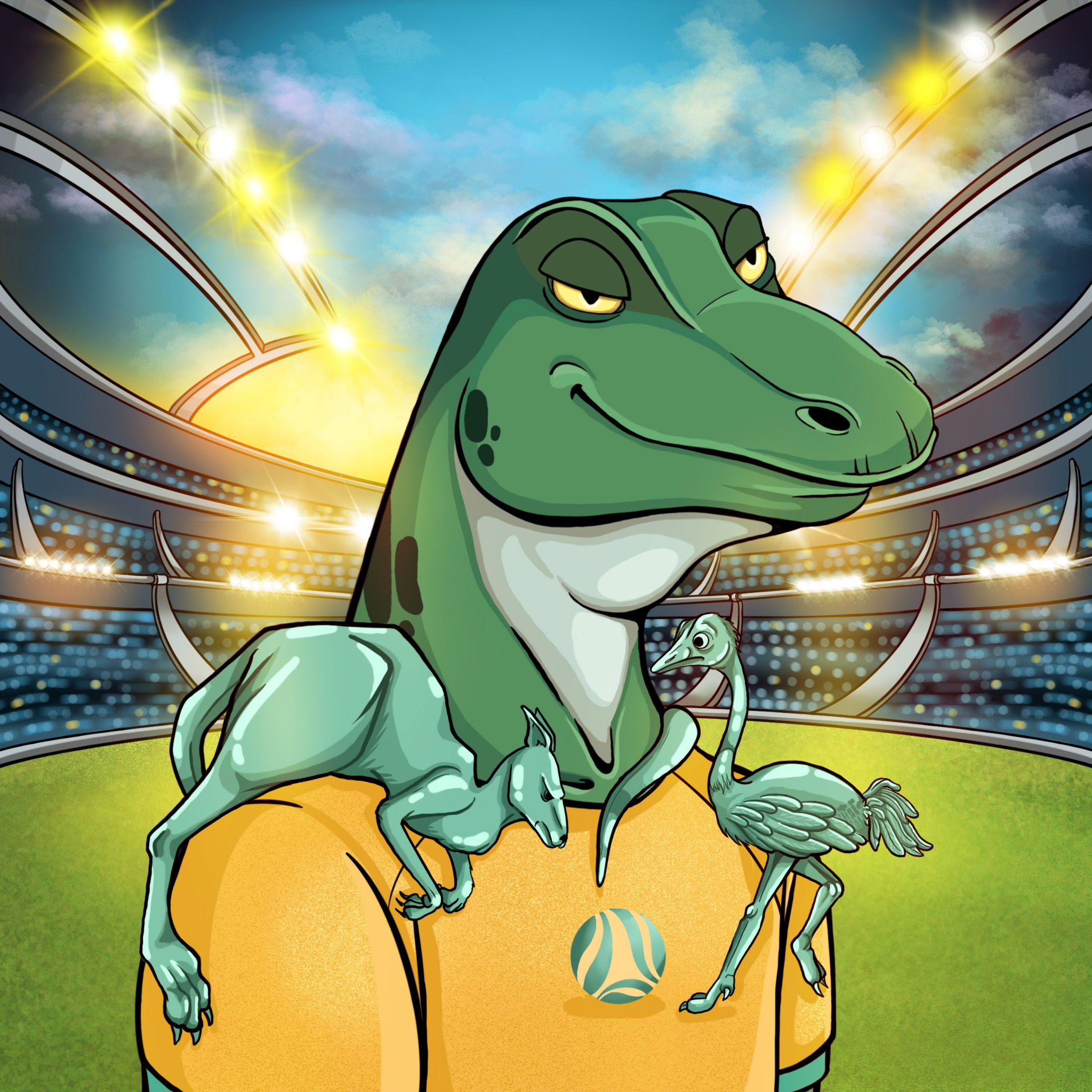 World Cup Goanna 0101 NFT on Algorand