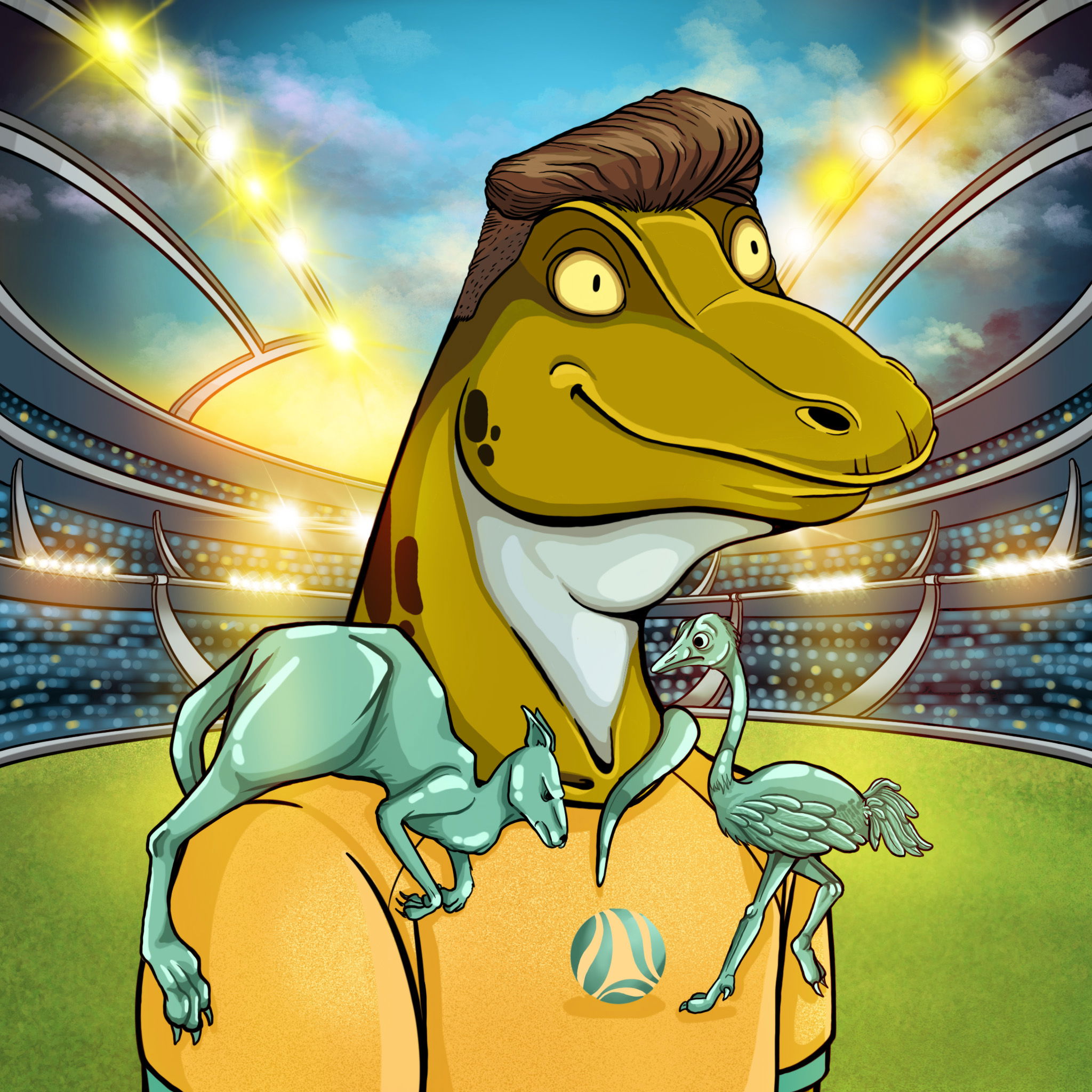 World Cup Goanna 0104 NFT on Algorand