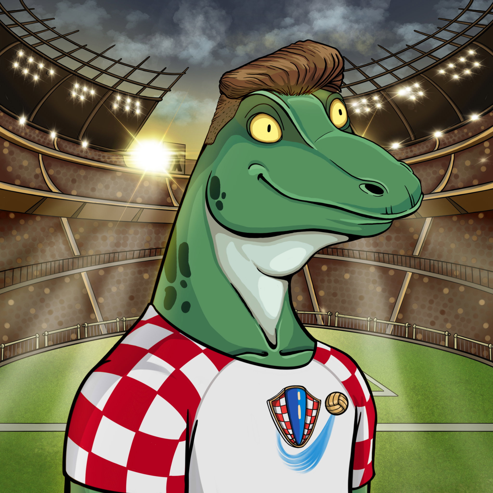 World Cup Goanna 0409 NFT on Algorand