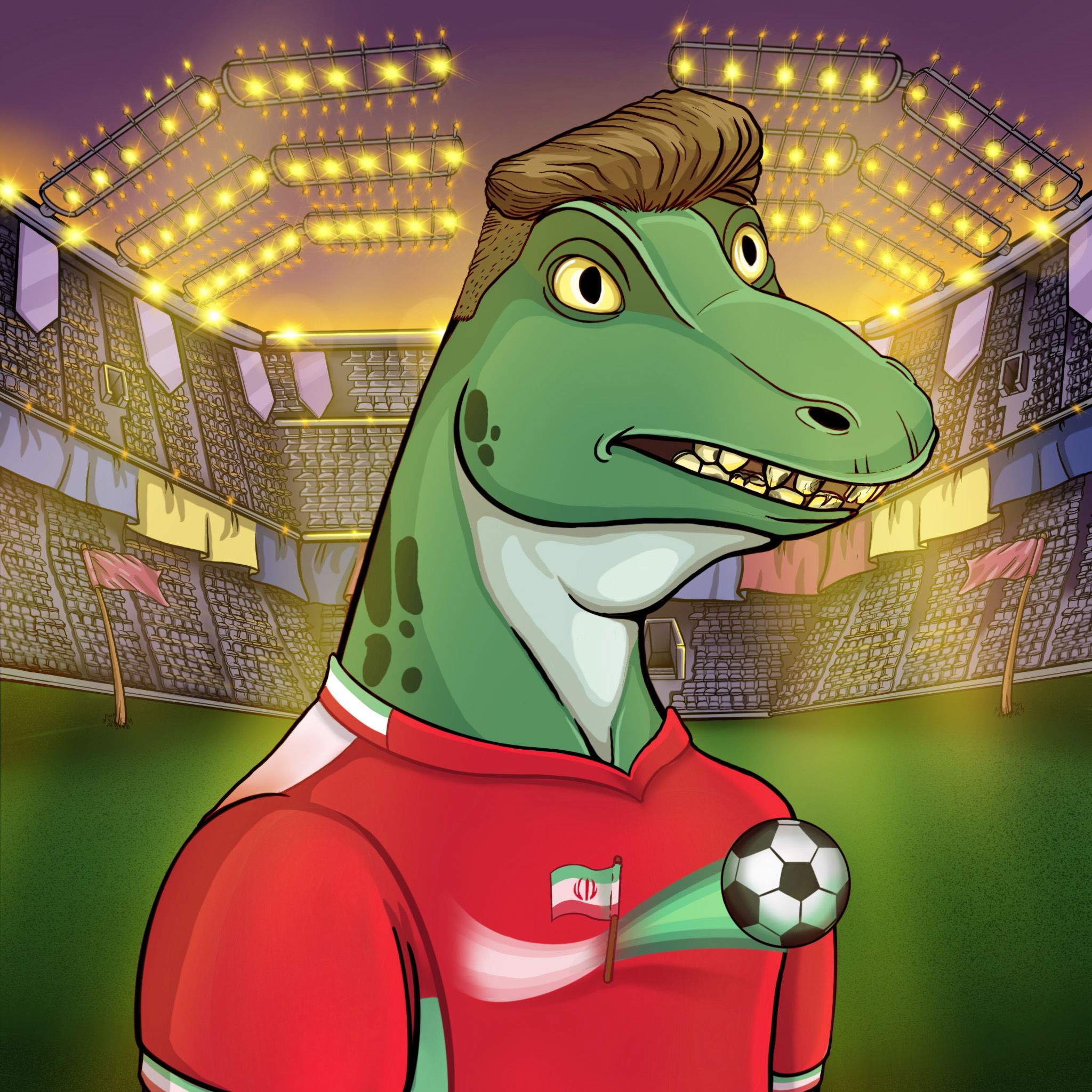 World Cup Goanna 0730 NFT on Algorand