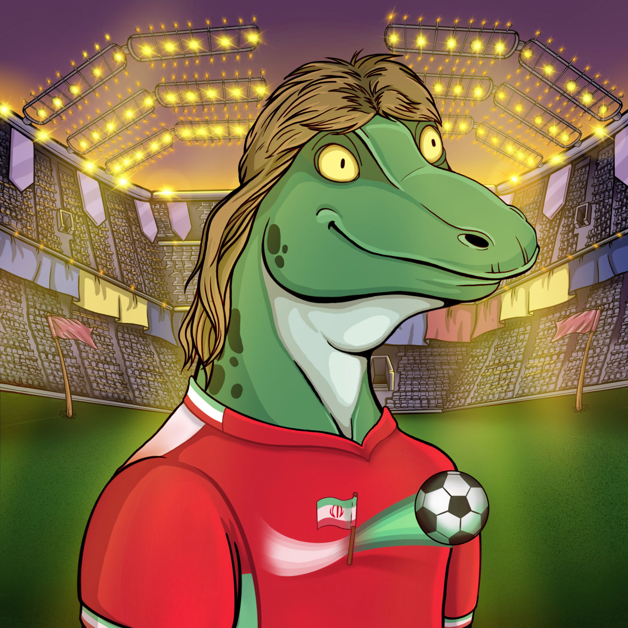 World Cup Goanna 0732 NFT on Algorand