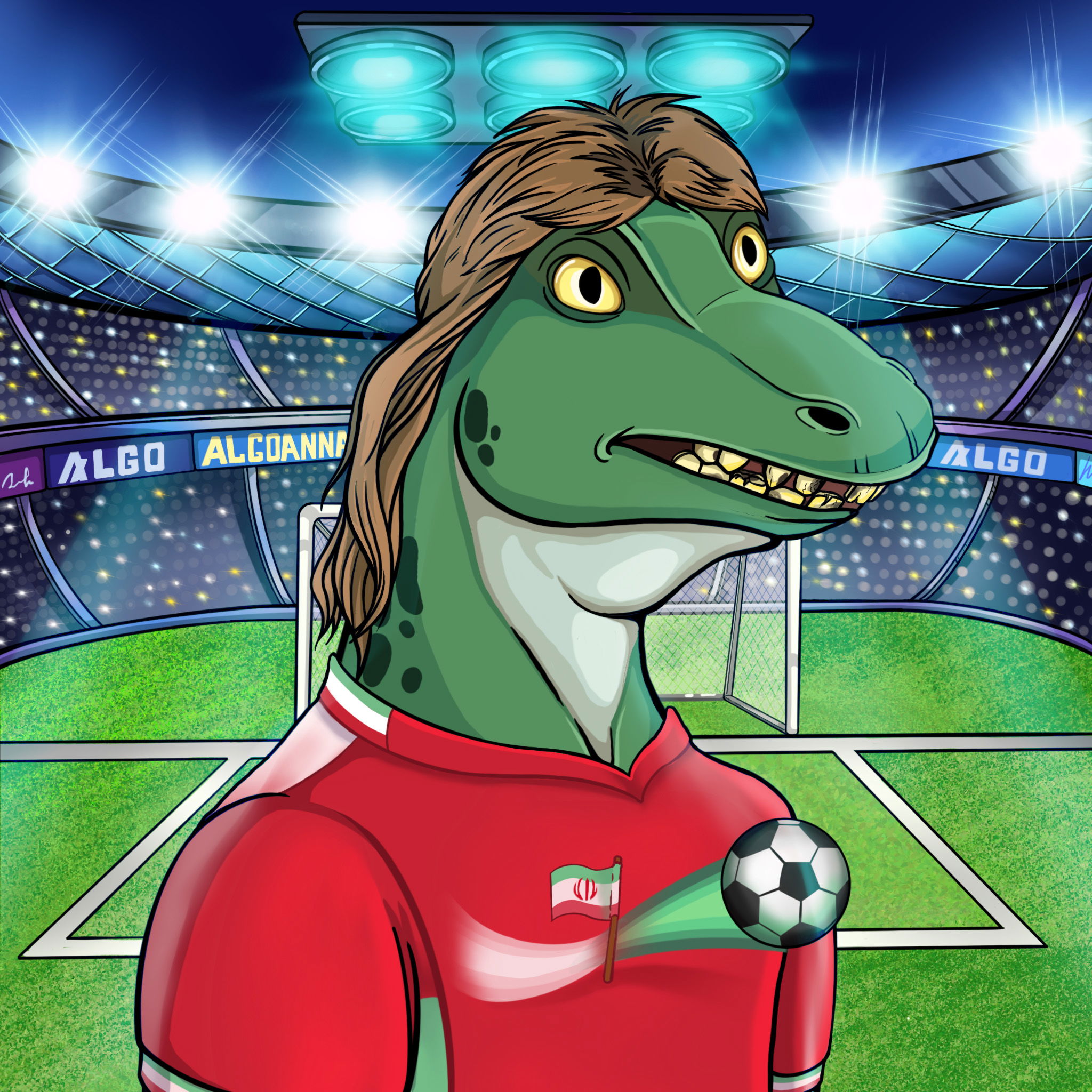 World Cup Goanna 0734 NFT on Algorand