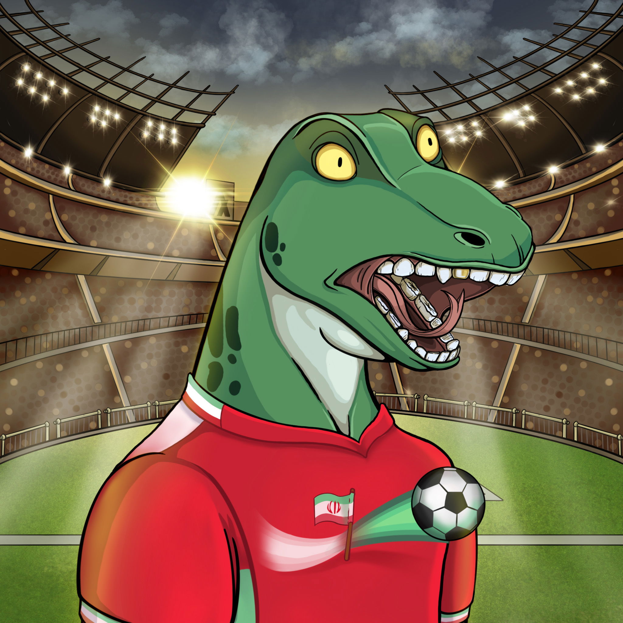 World Cup Goanna 0745 NFT on Algorand