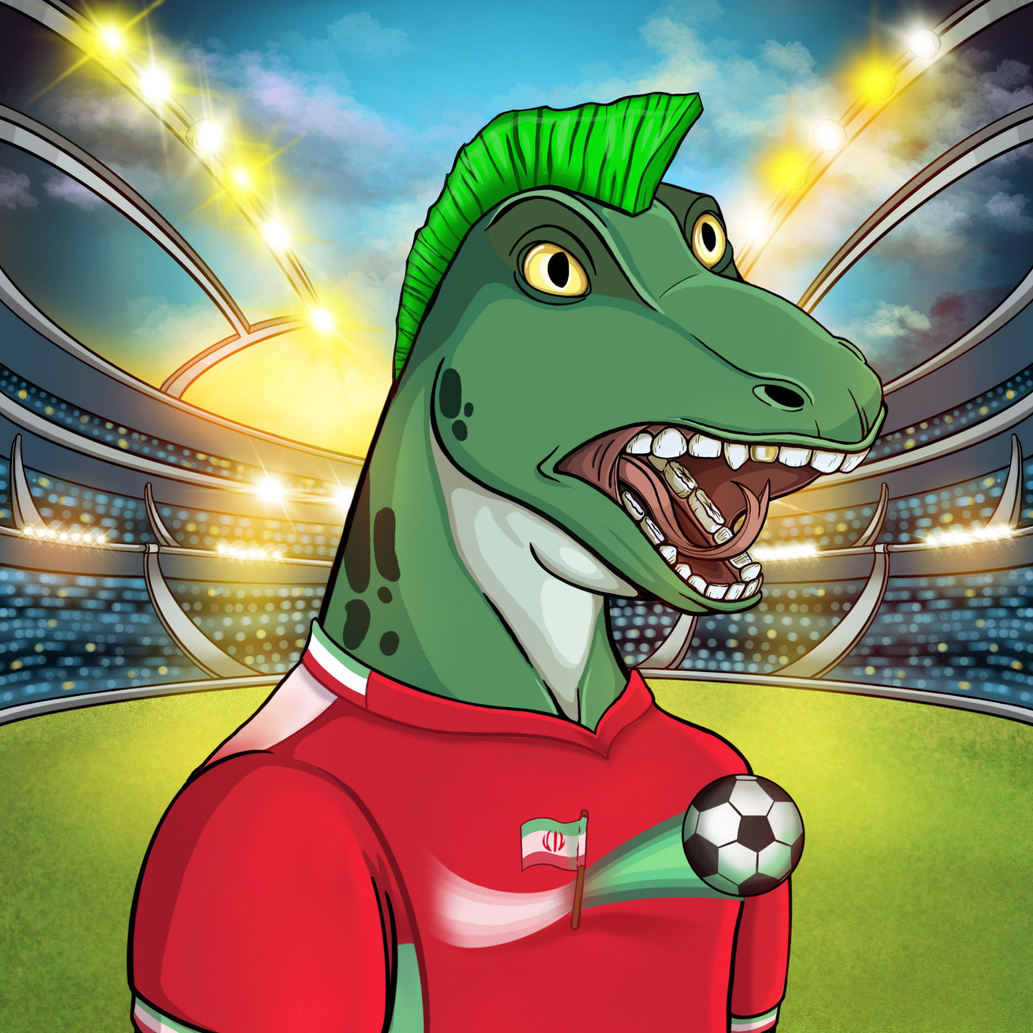 World Cup Goanna 0751 NFT on Algorand