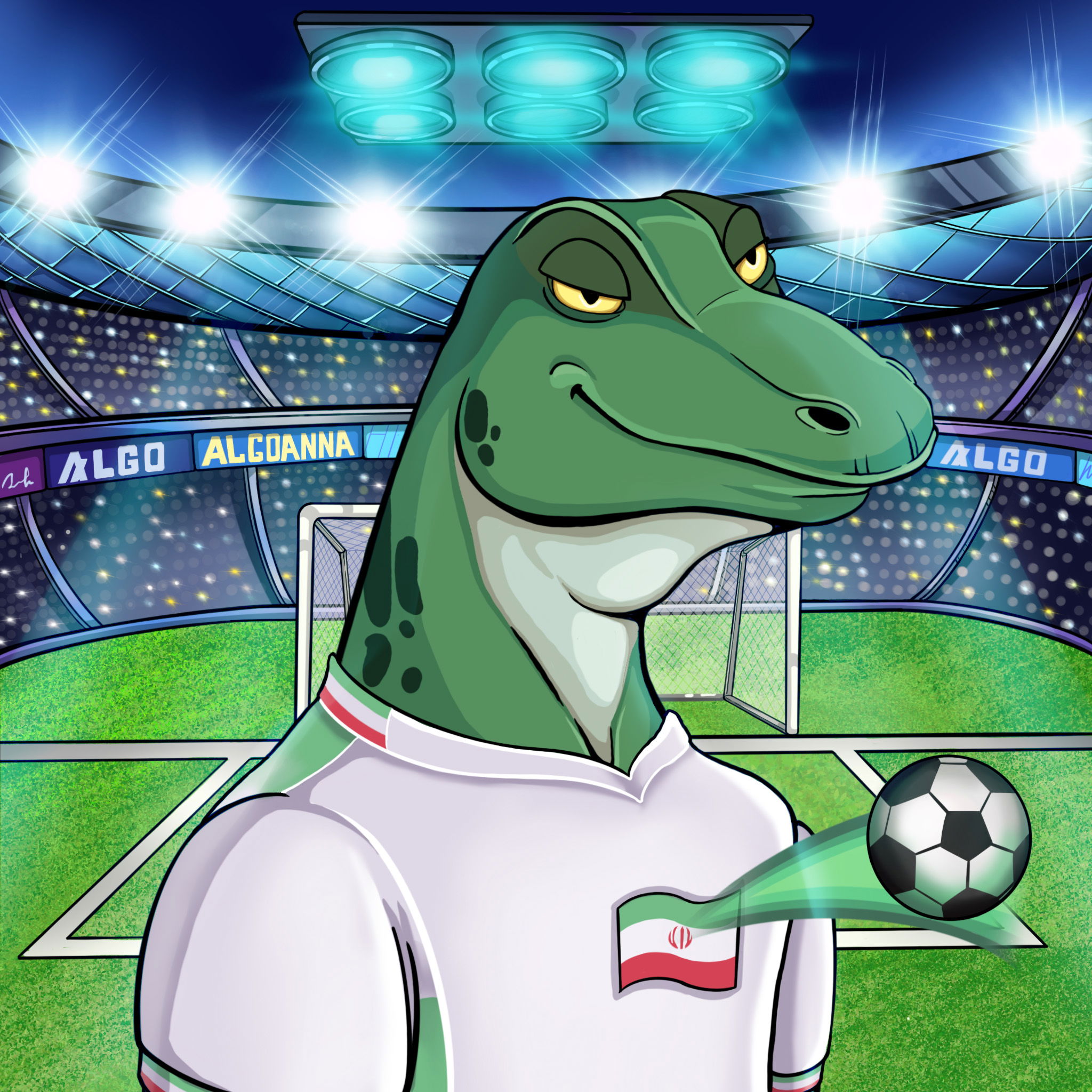 World Cup Goanna 0764 NFT on Algorand