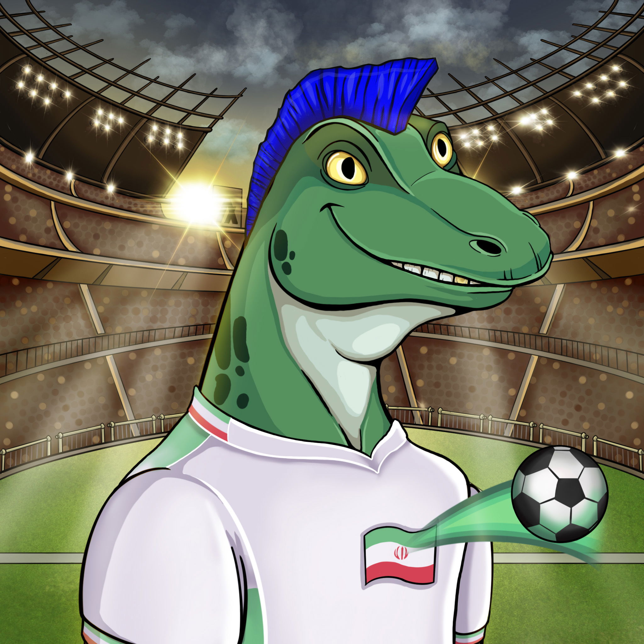 World Cup Goanna 0771 NFT on Algorand