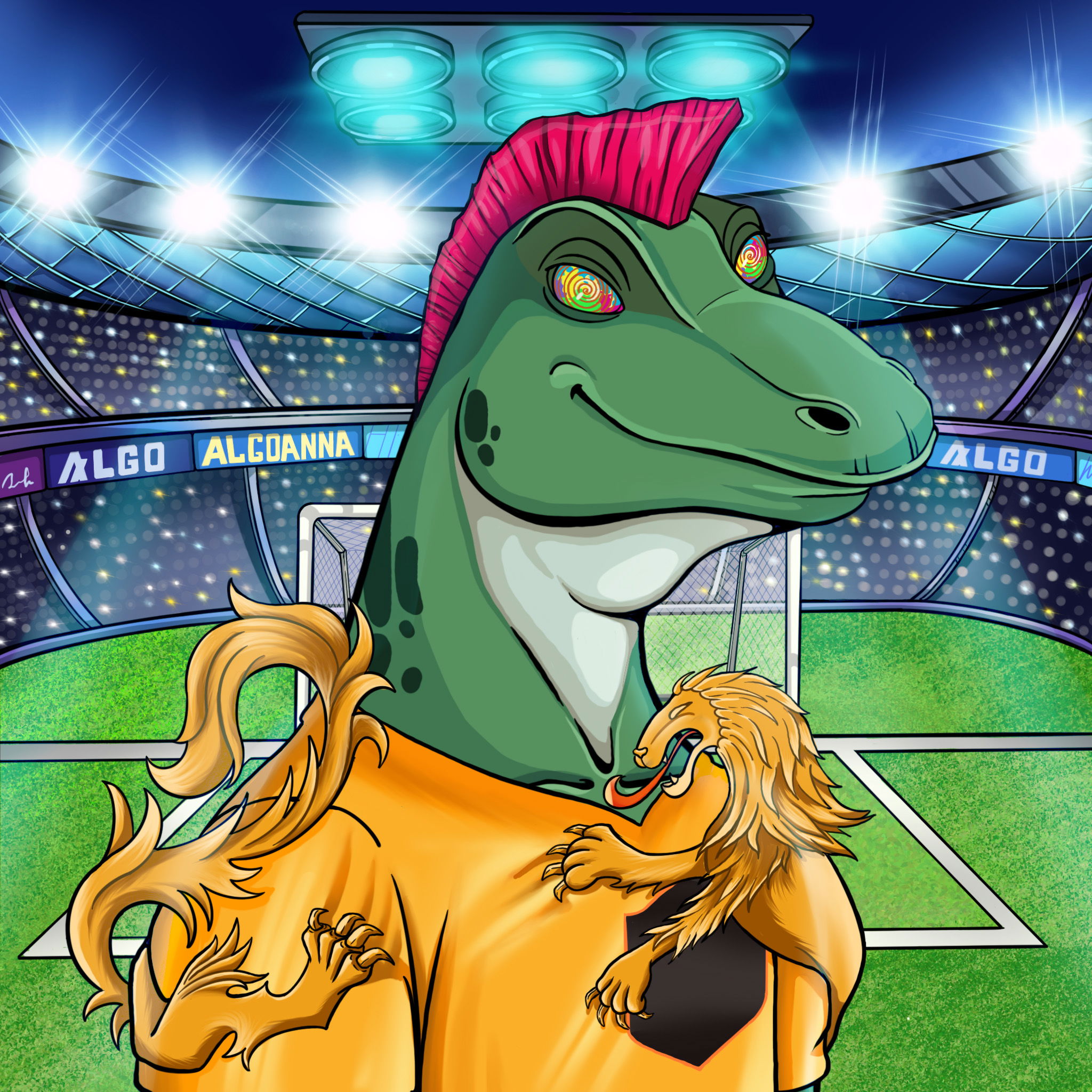 World Cup Goanna 1021 NFT on Algorand