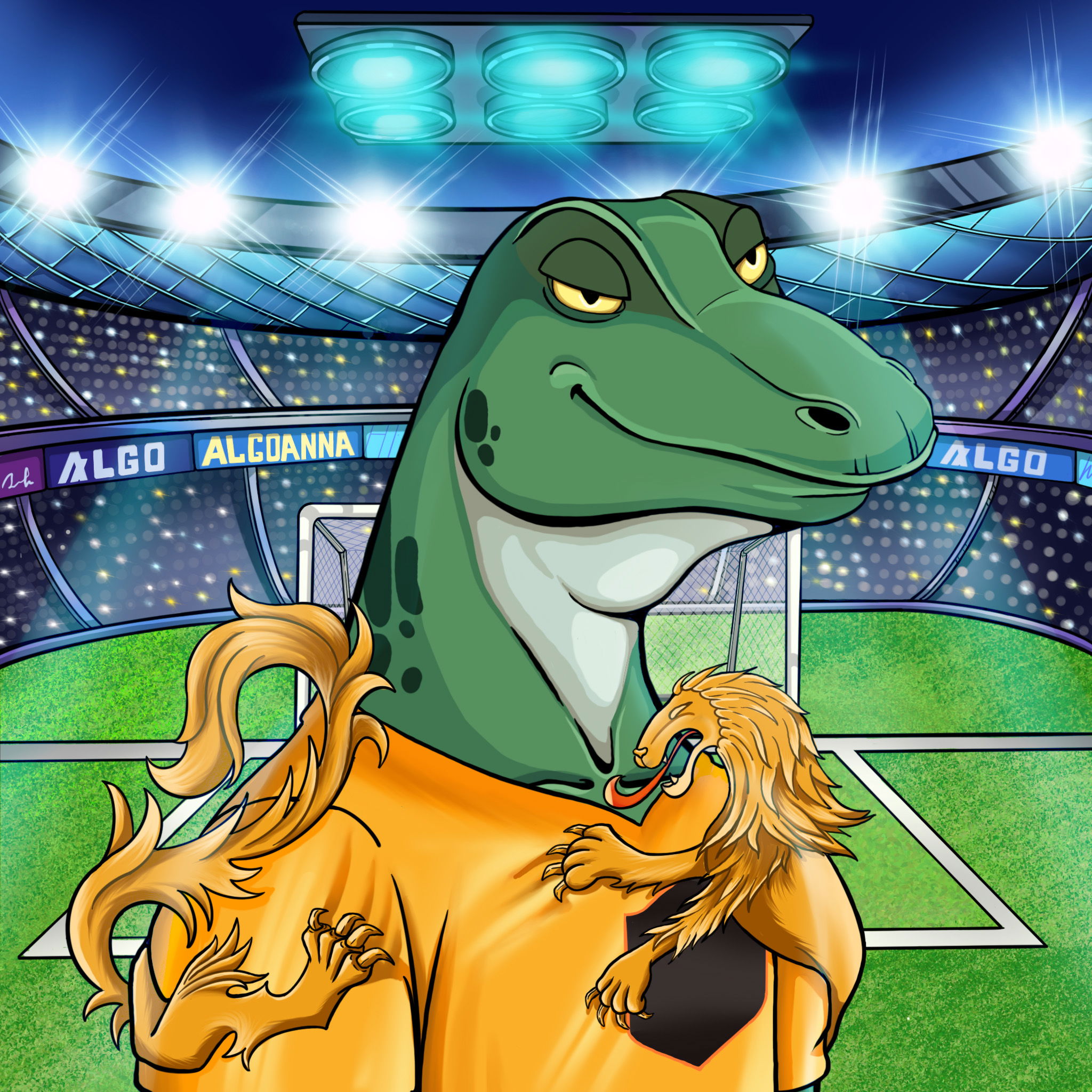 World Cup Goanna 1024 NFT on Algorand