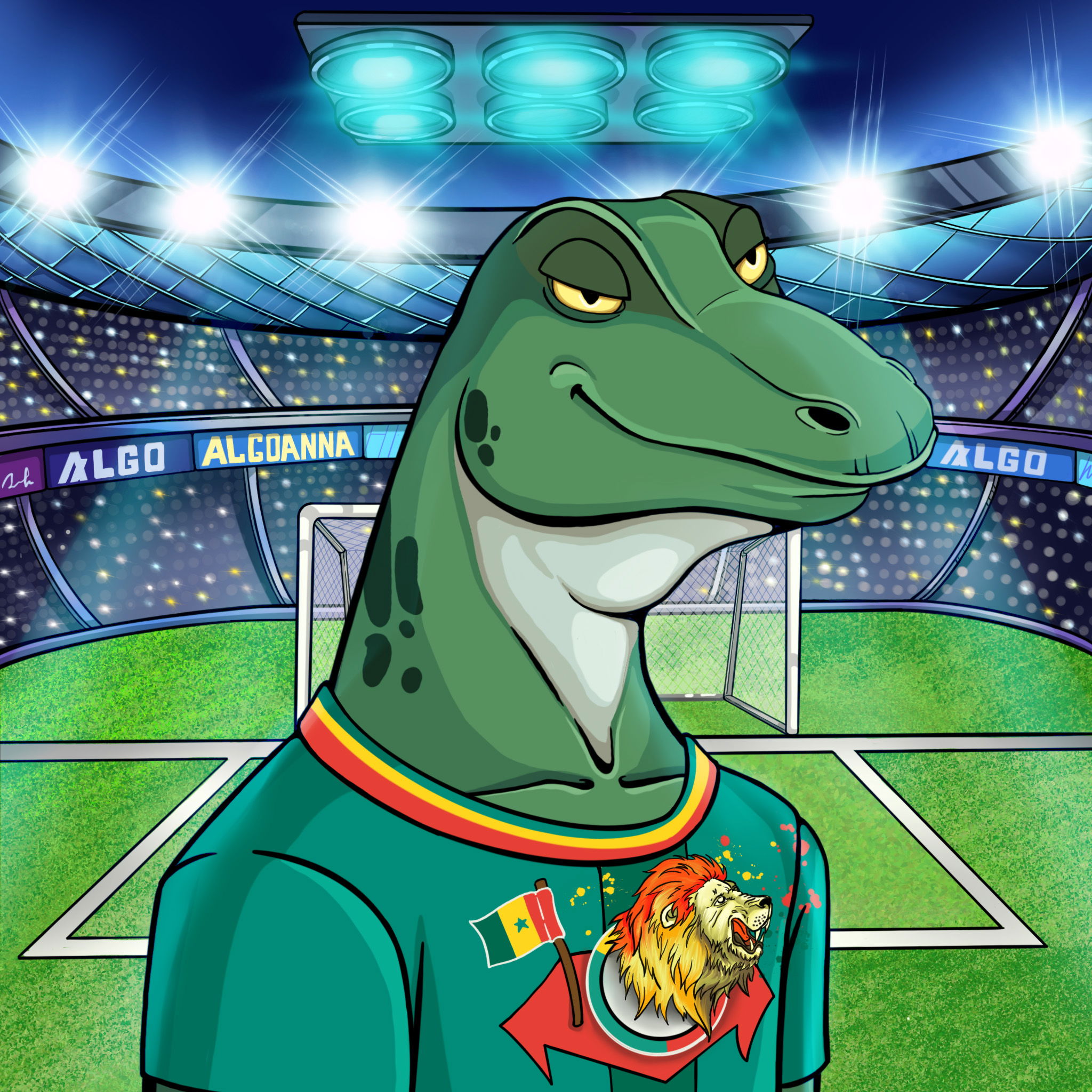 World Cup Goanna 1256 NFT on Algorand