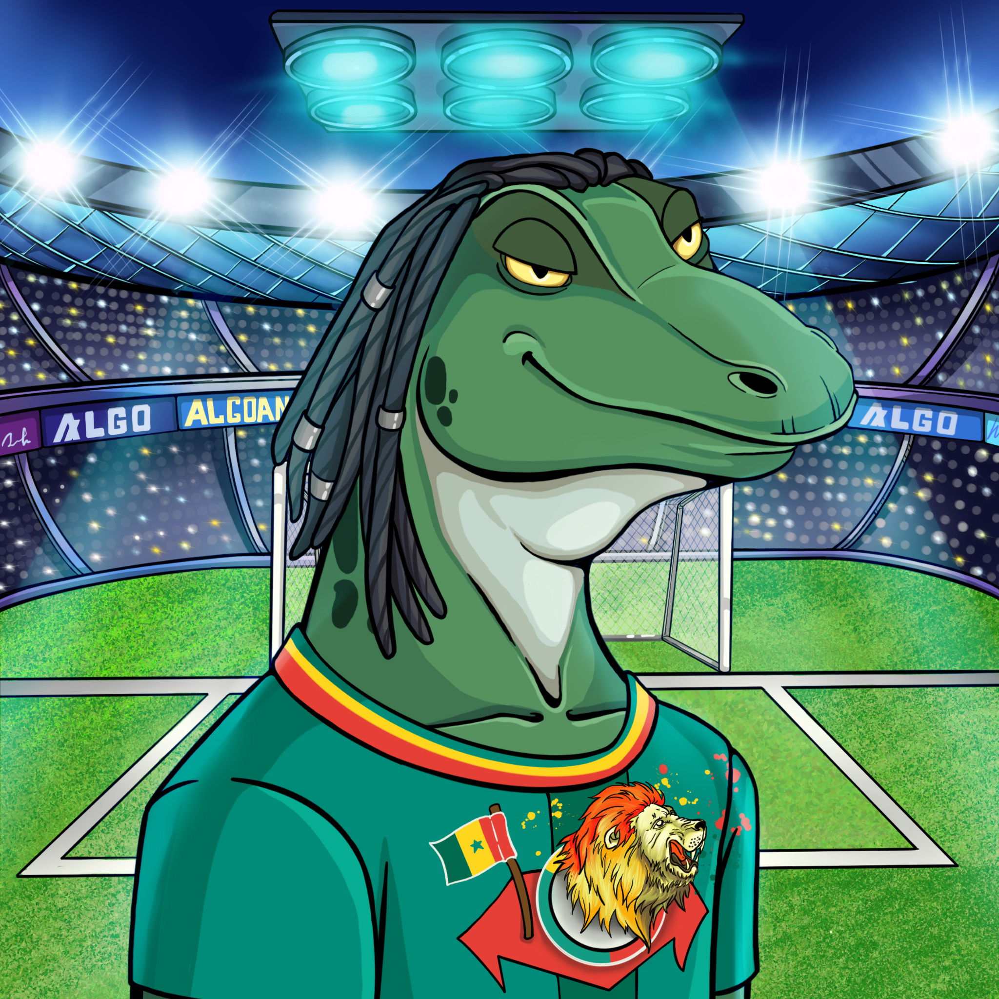 World Cup Goanna 1258 NFT on Algorand