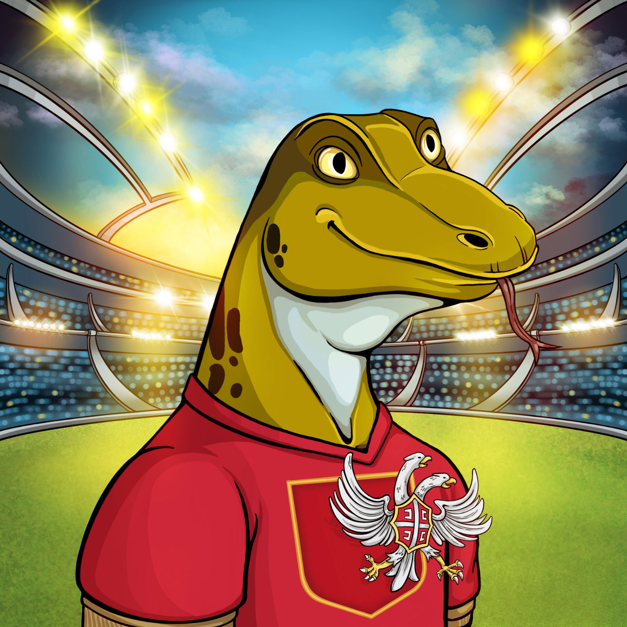 World Cup Goanna 1348 NFT on Algorand