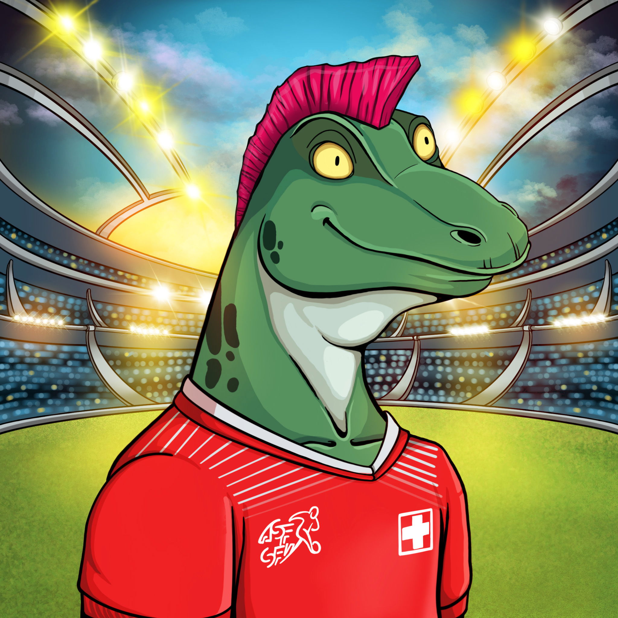 World Cup Goanna 1453 NFT on Algorand