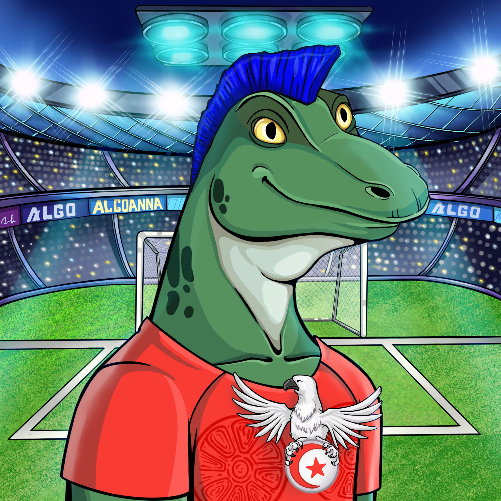 World Cup Goanna 1492 NFT on Algorand