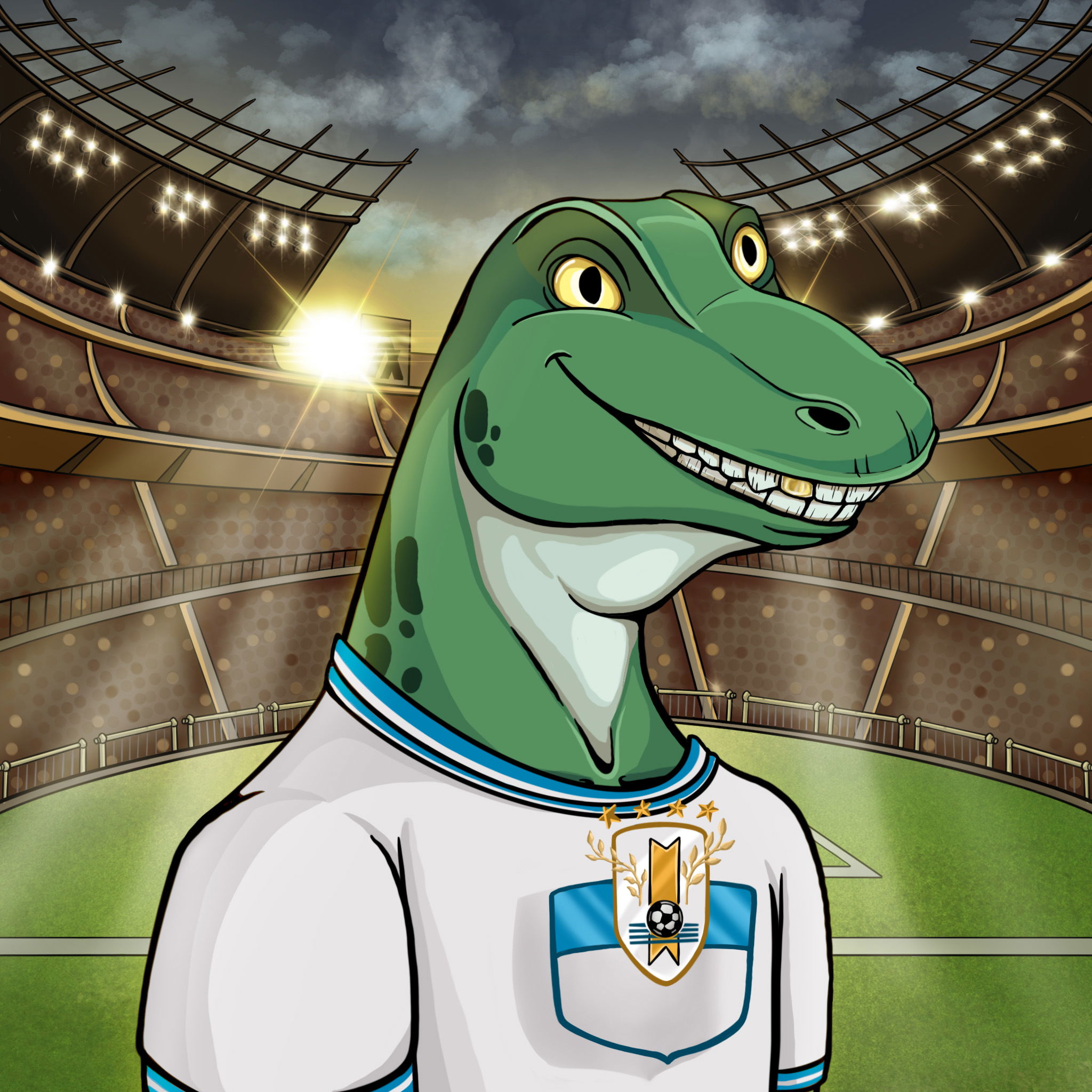 World Cup Goanna 1528 NFT on Algorand