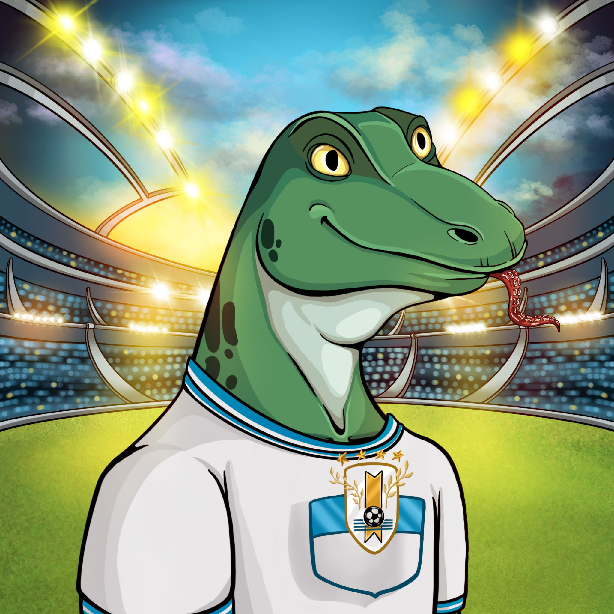 World Cup Goanna 1529 NFT on Algorand