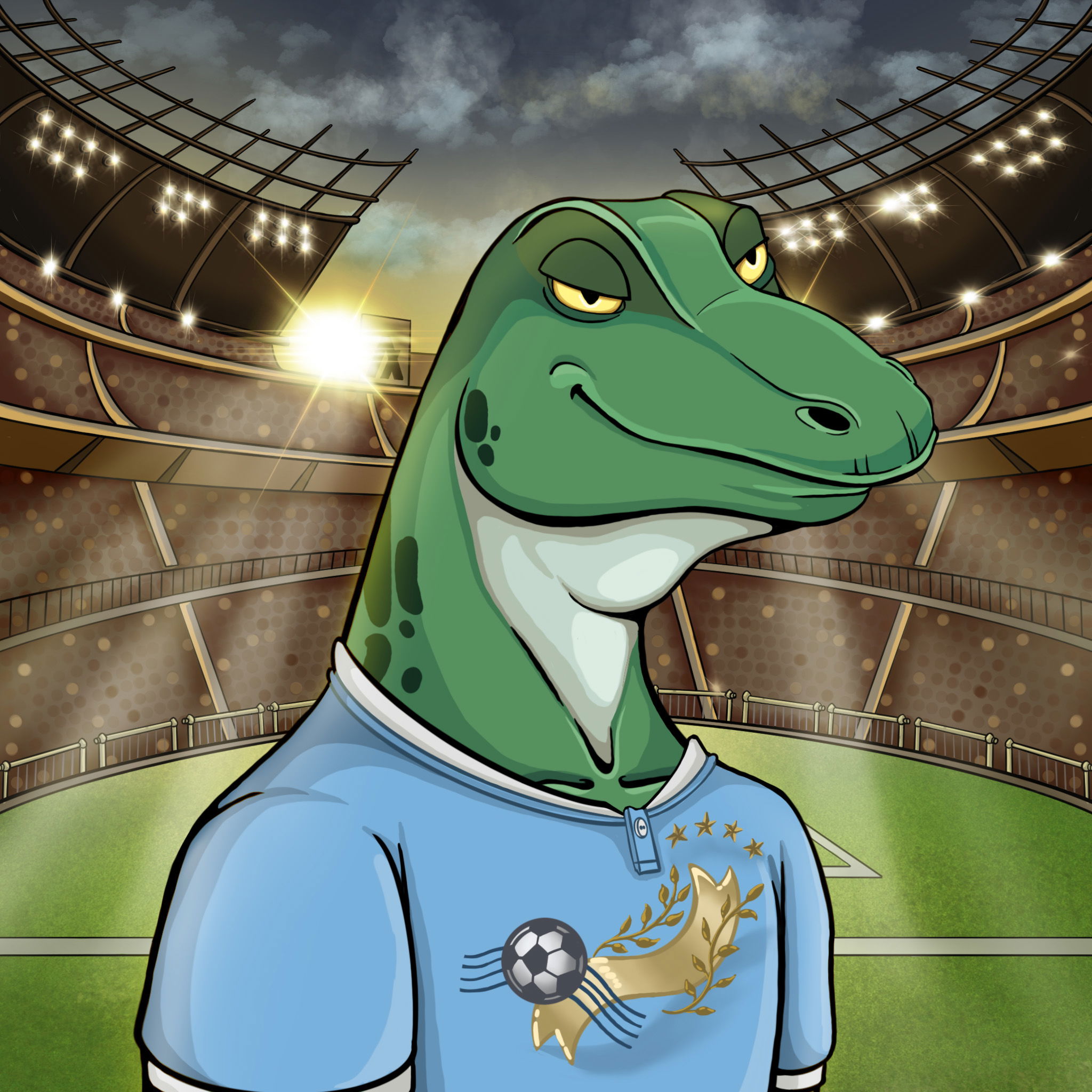 World Cup Goanna 1555 NFT on Algorand