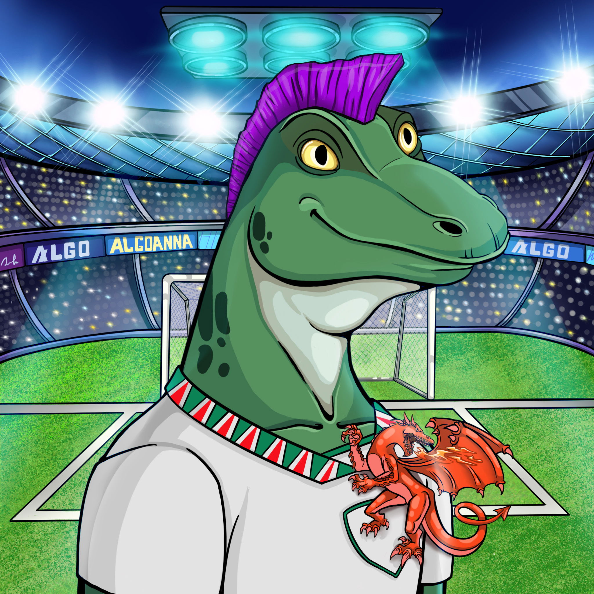 World Cup Goanna 1622 NFT on Algorand