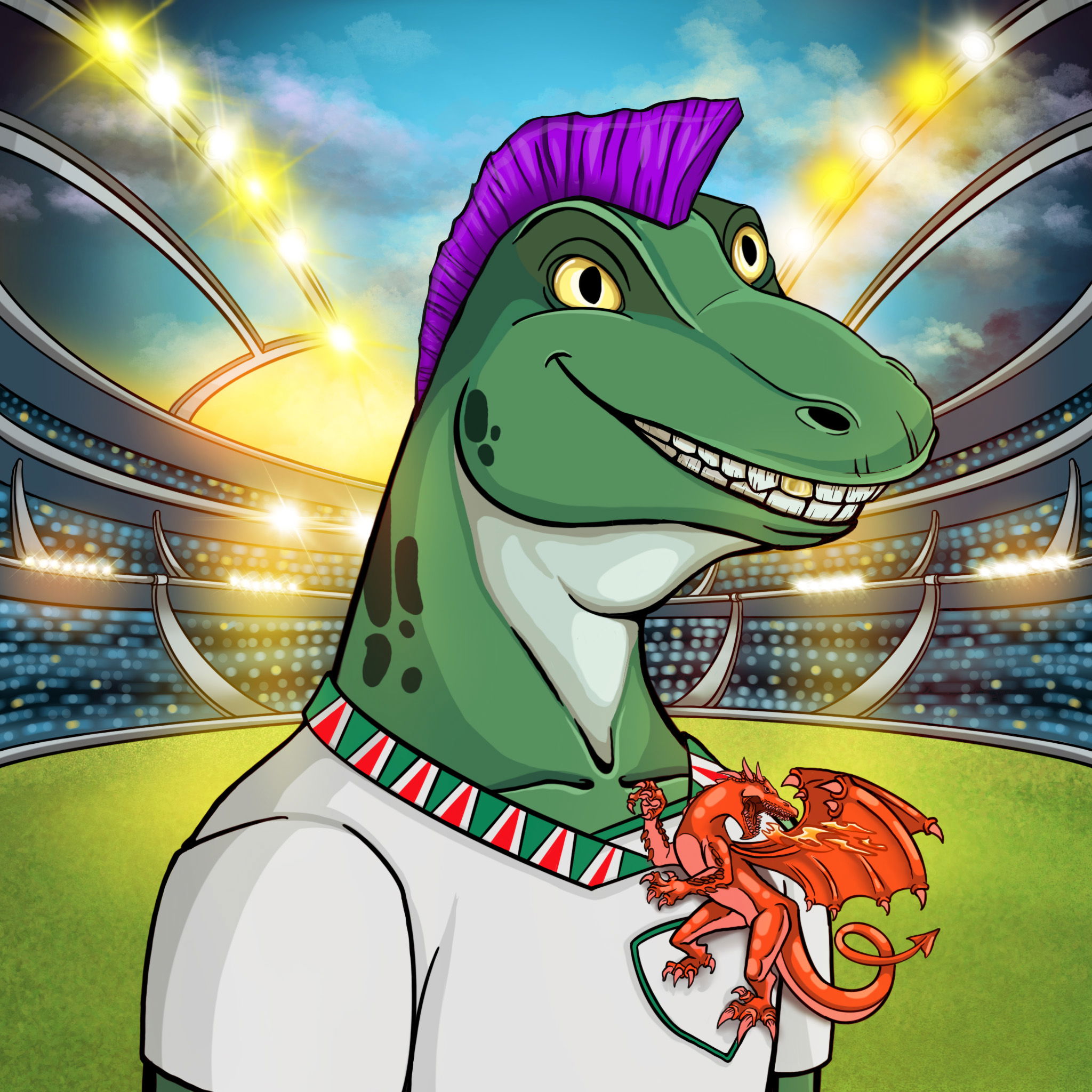 World Cup Goanna 1636 NFT on Algorand