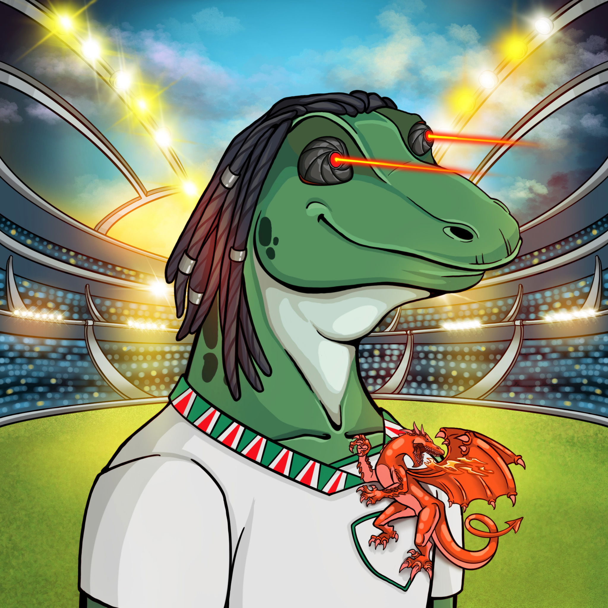 World Cup Goanna 1638 NFT on Algorand