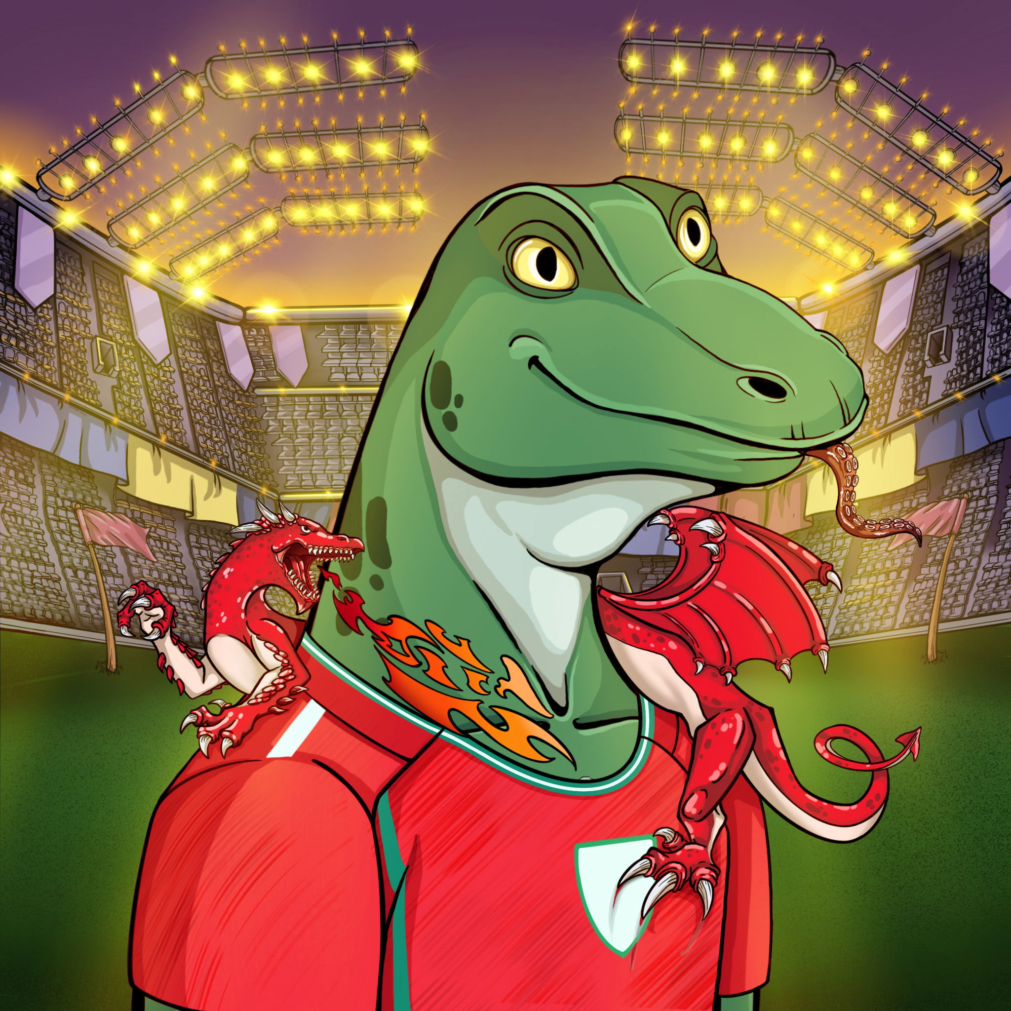 World Cup Goanna 1640 NFT on Algorand