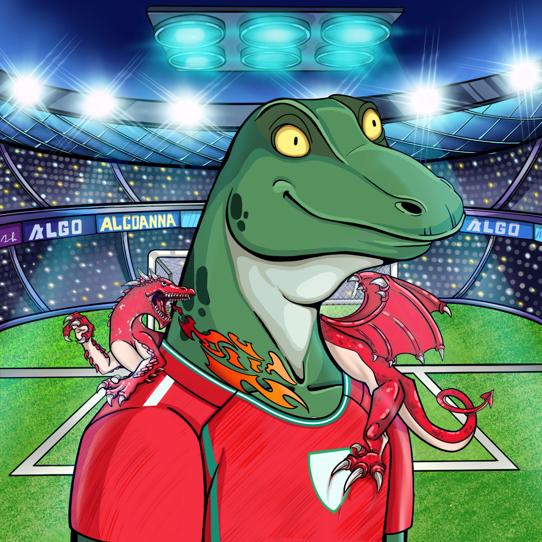 World Cup Goanna 1644 NFT on Algorand