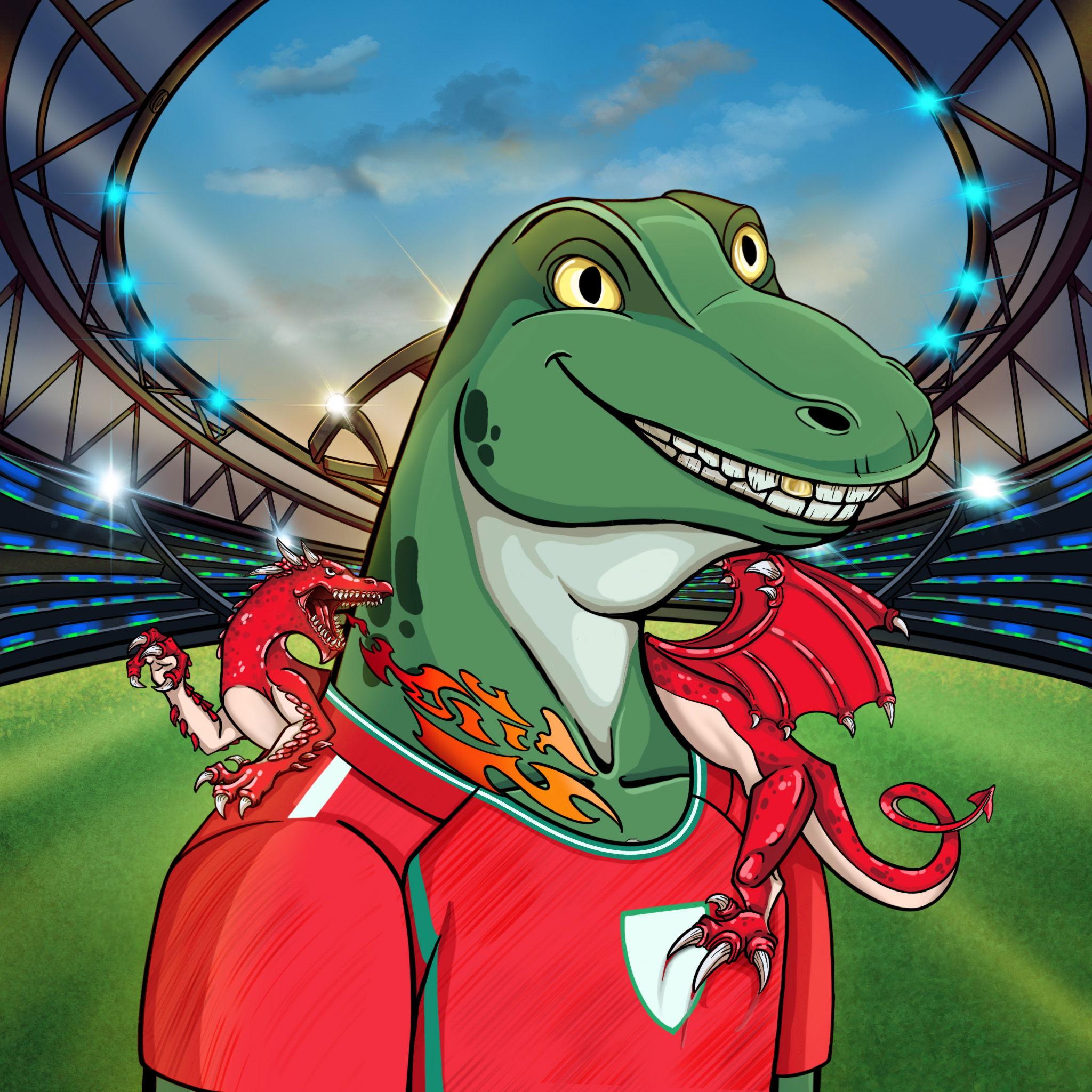 World Cup Goanna 1651 NFT on Algorand