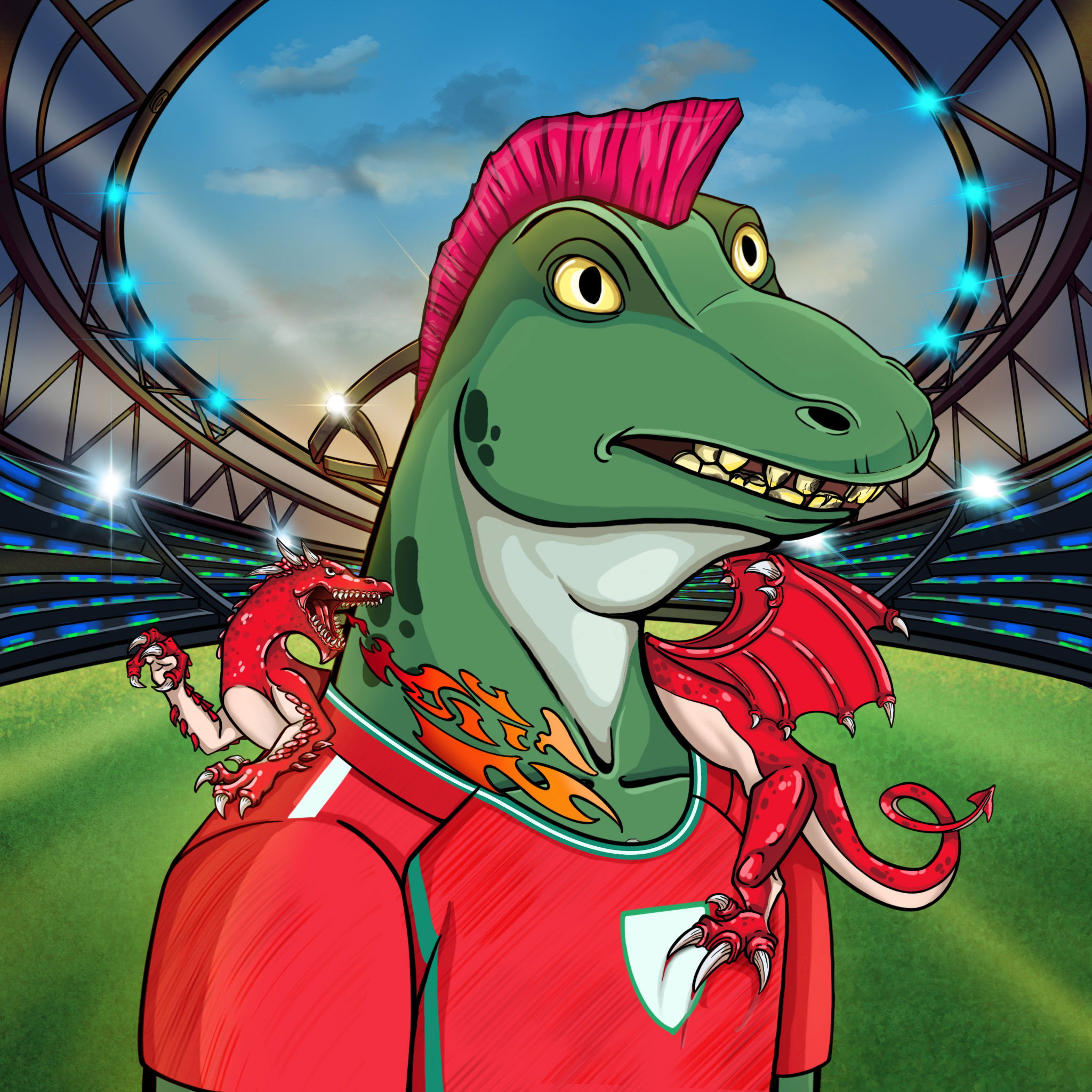 World Cup Goanna 1652 NFT on Algorand