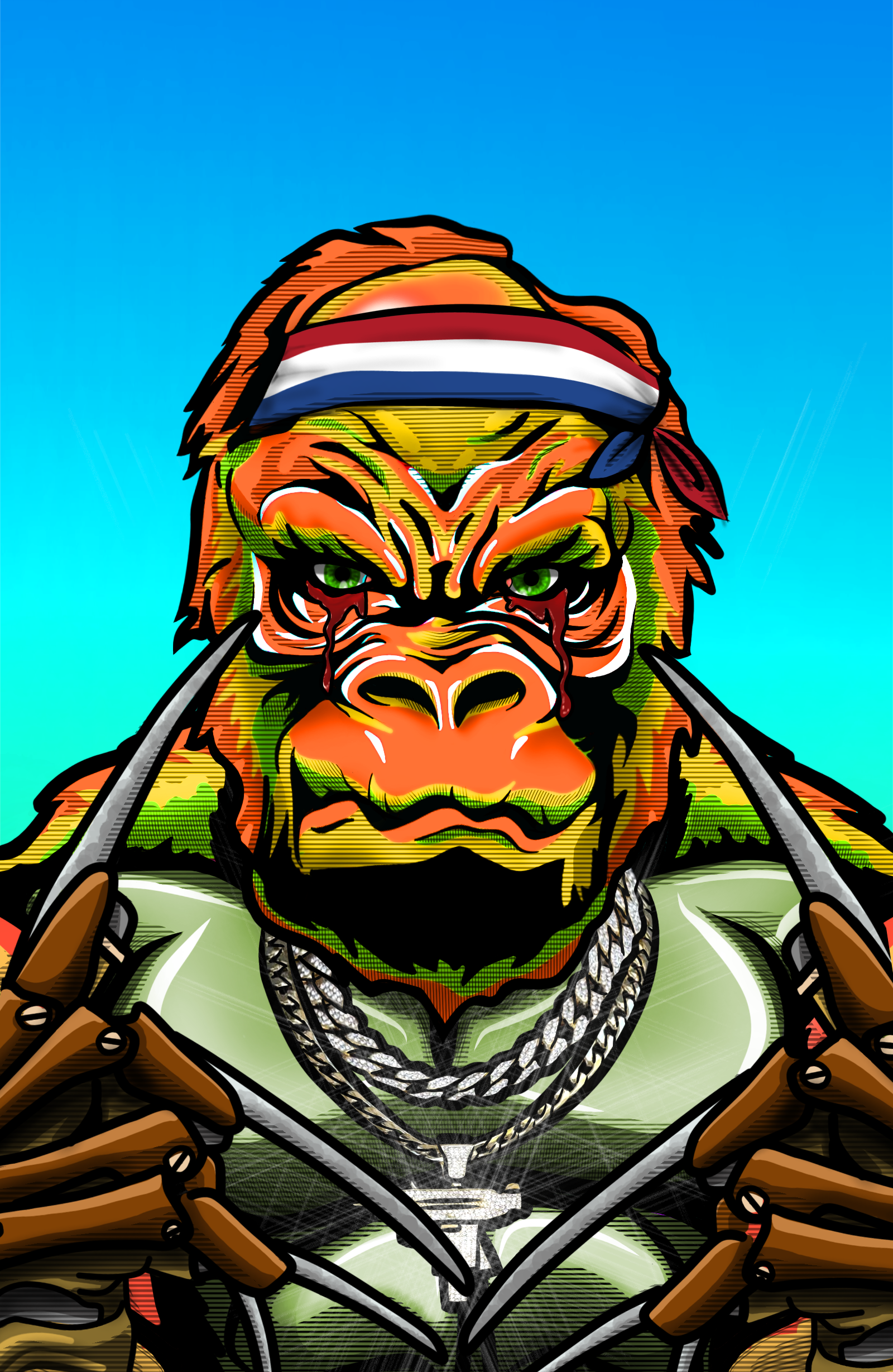 Gangster Gorilla 751 NFT on Algorand